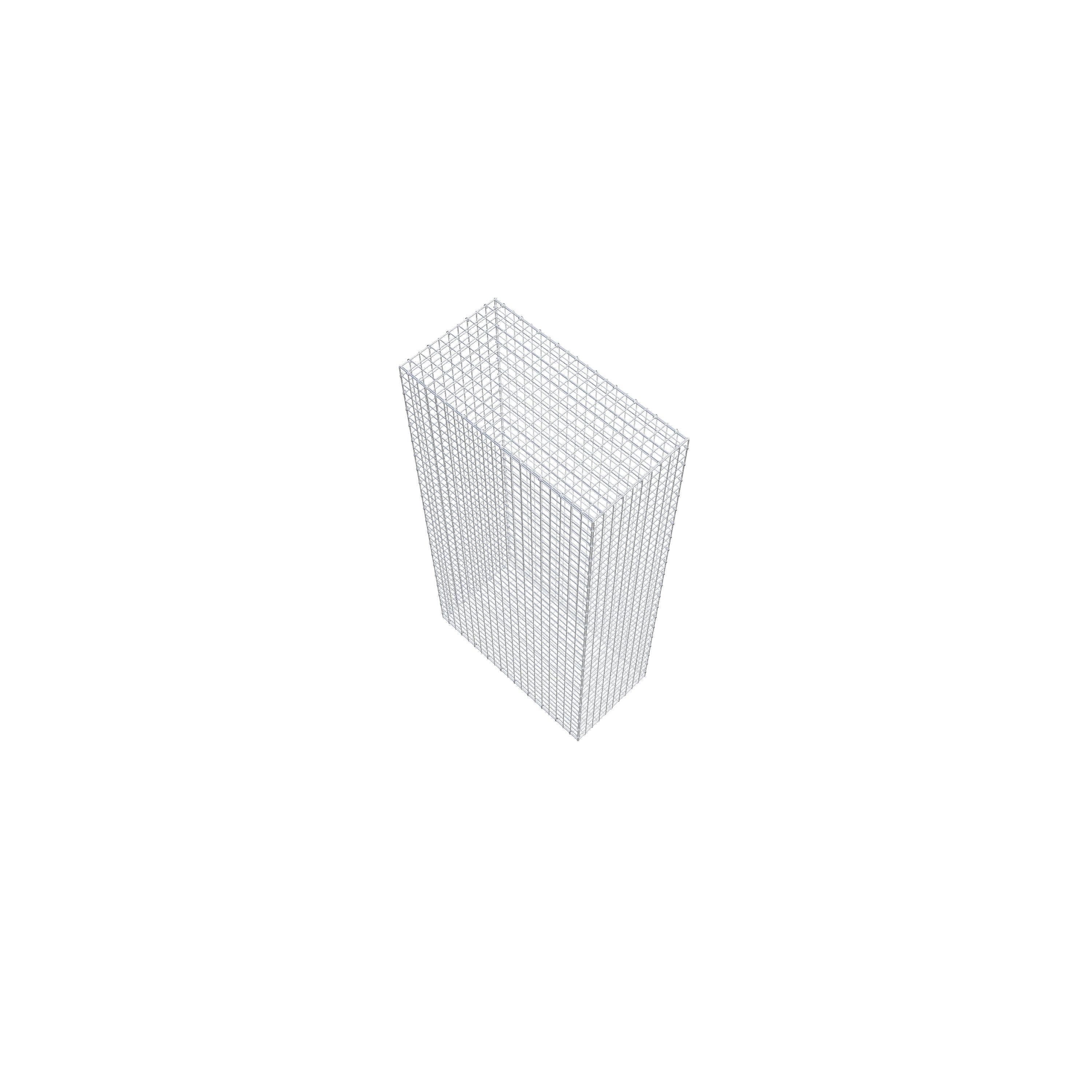 Gabião 200 cm x 100 cm x 50 cm (C x A x P), malhagem 5 cm x 5 cm, anel C