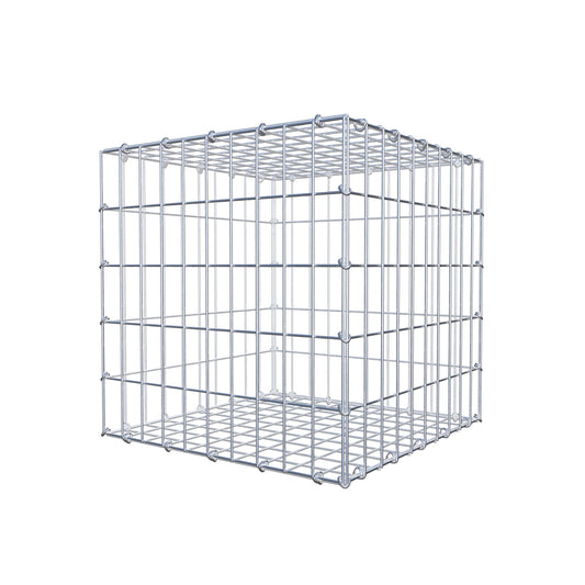 Gabion 50 cm x 50 cm x 50 cm (L x H x P), mailles 5 cm x 10 cm, anneau en C