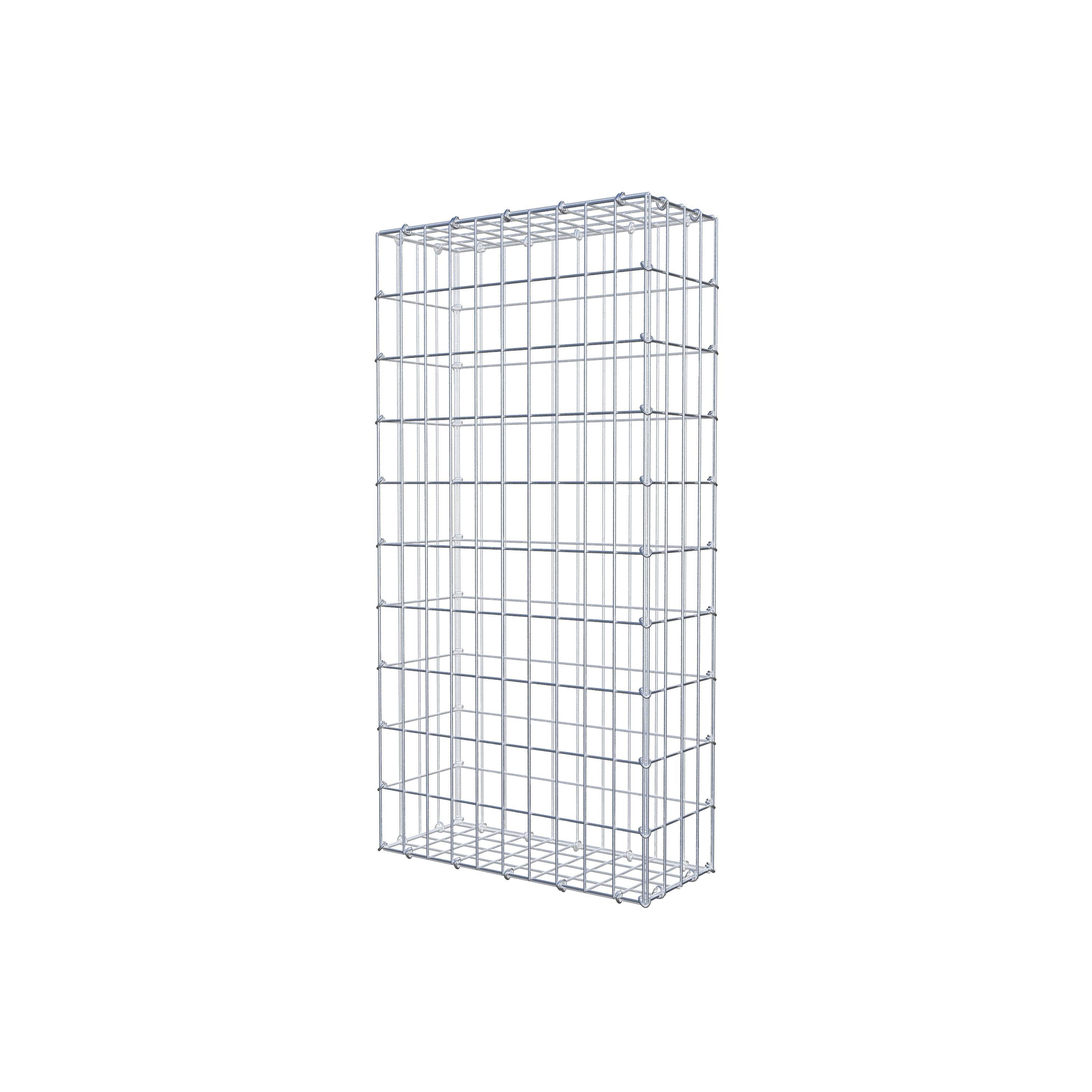 Gabione 100 cm x 20 cm x 50 cm (L x H x T), Maschenweite 5 cm x 10 cm, C-Ring