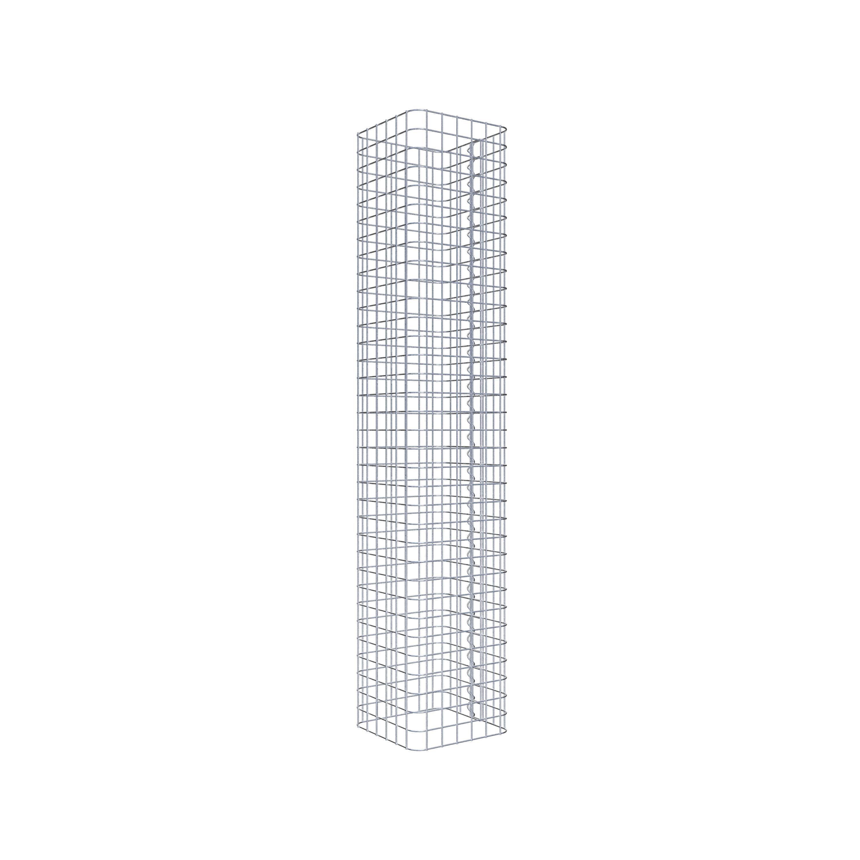 Columna de gaviones 32 x 32 cm MW 5 x 5 cm cuadrado