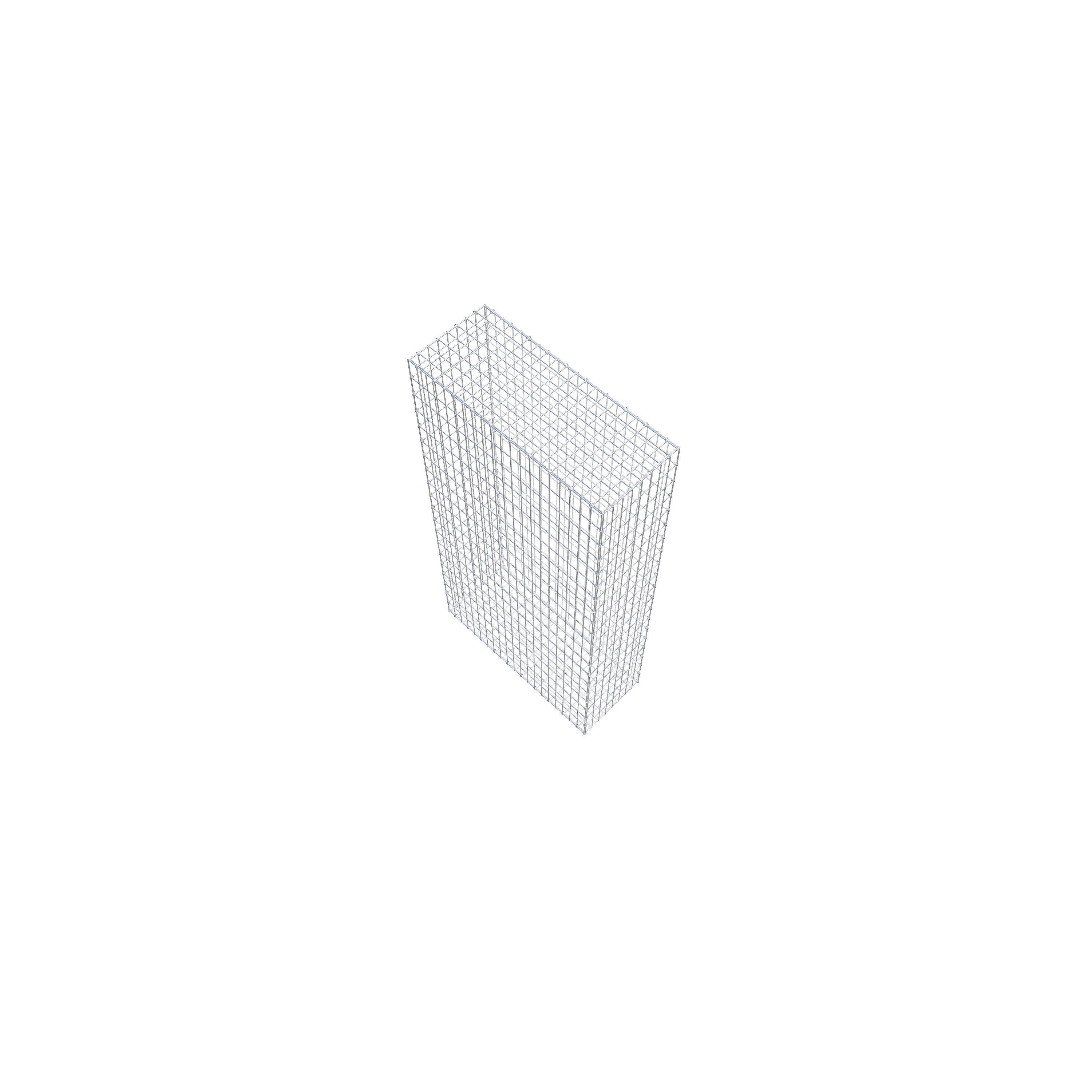Gabião 200 cm x 100 cm x 40 cm (C x A x P), malhagem 5 cm x 10 cm, anel C