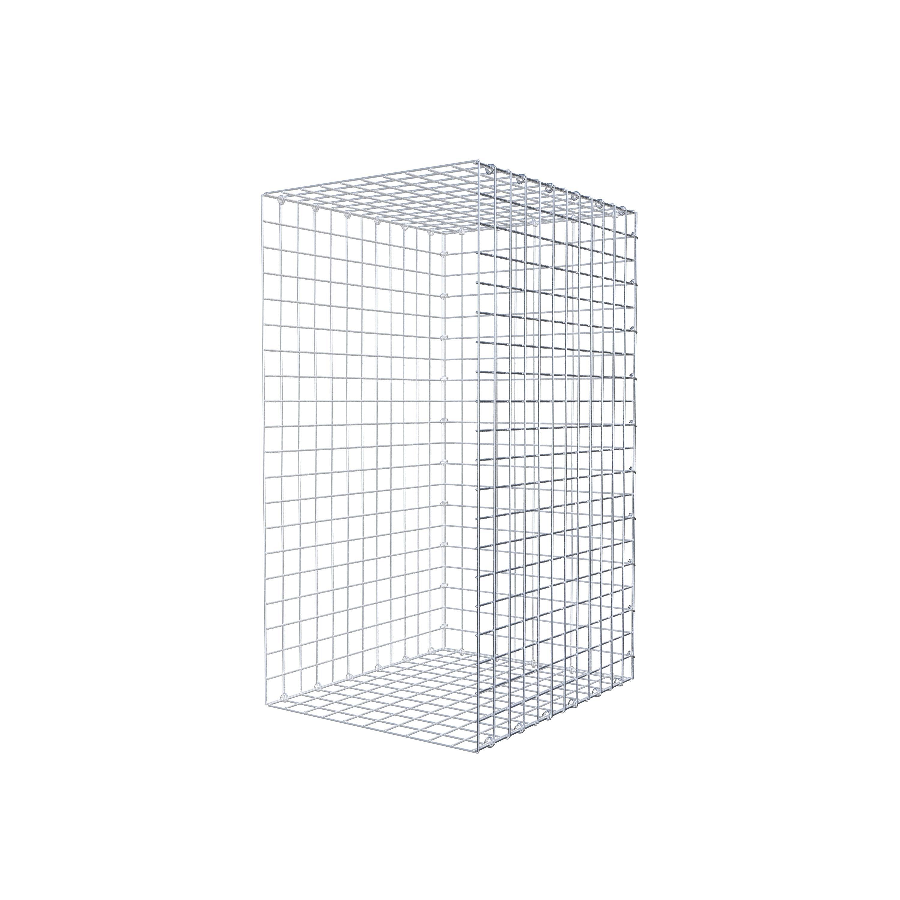 Fourche rapportée type 2 100 cm x 60 cm x 50 cm (L x H x P), mailles 5 cm x 5 cm, anneau C