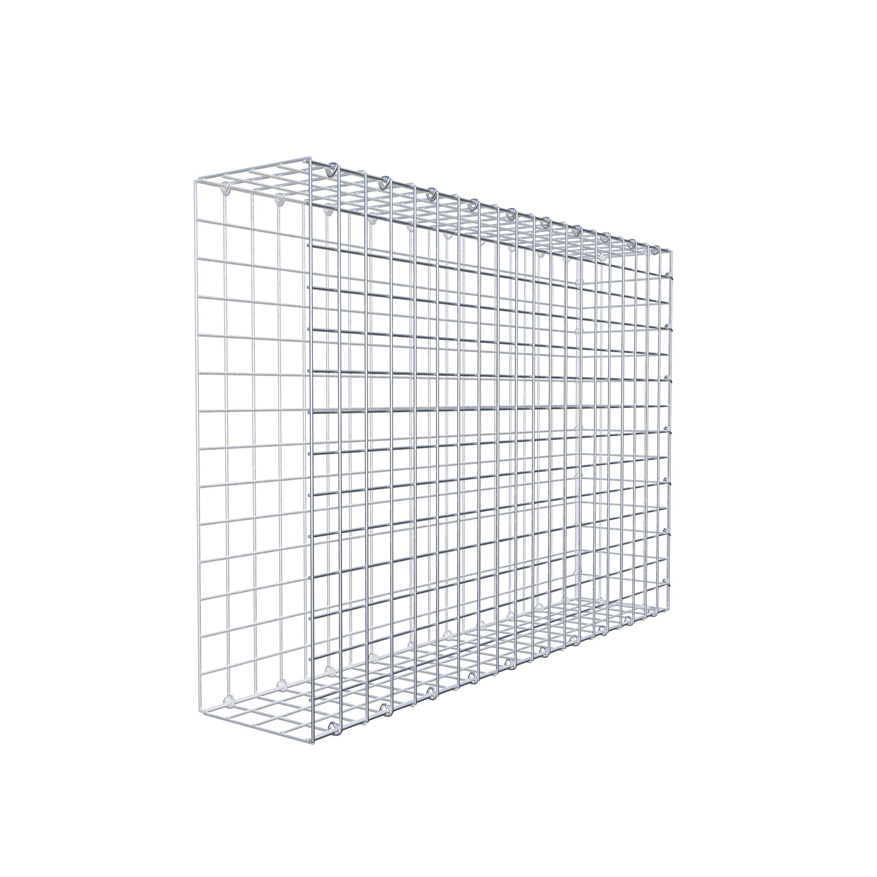 Anbaugabione Typ 2 100 cm x 70 cm x 20 cm (L x H x T), Maschenweite 5 cm x 5 cm, C-Ring