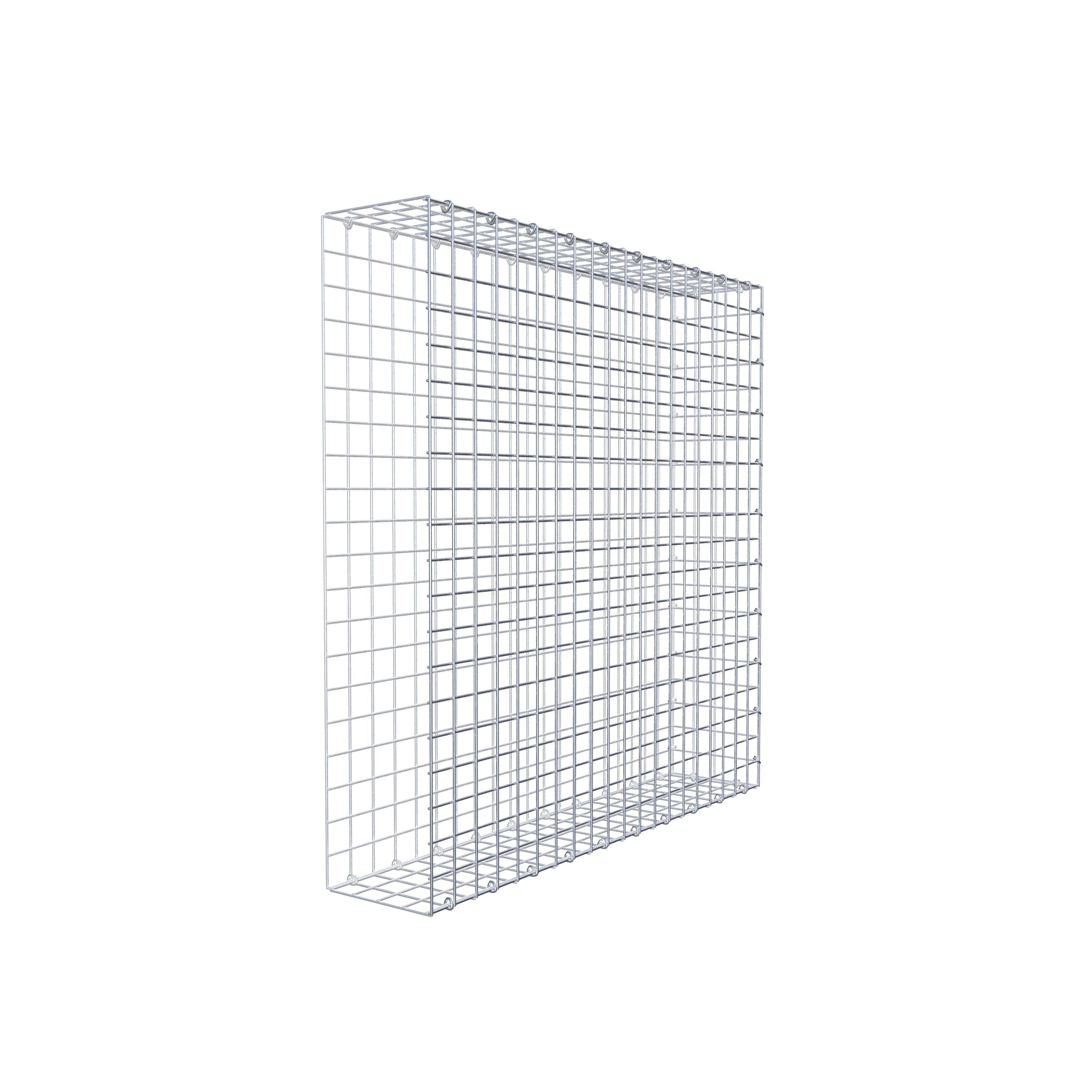 Fourche rapportée type 2 100 cm x 100 cm x 20 cm (L x H x P), mailles 5 cm x 5 cm, anneau C
