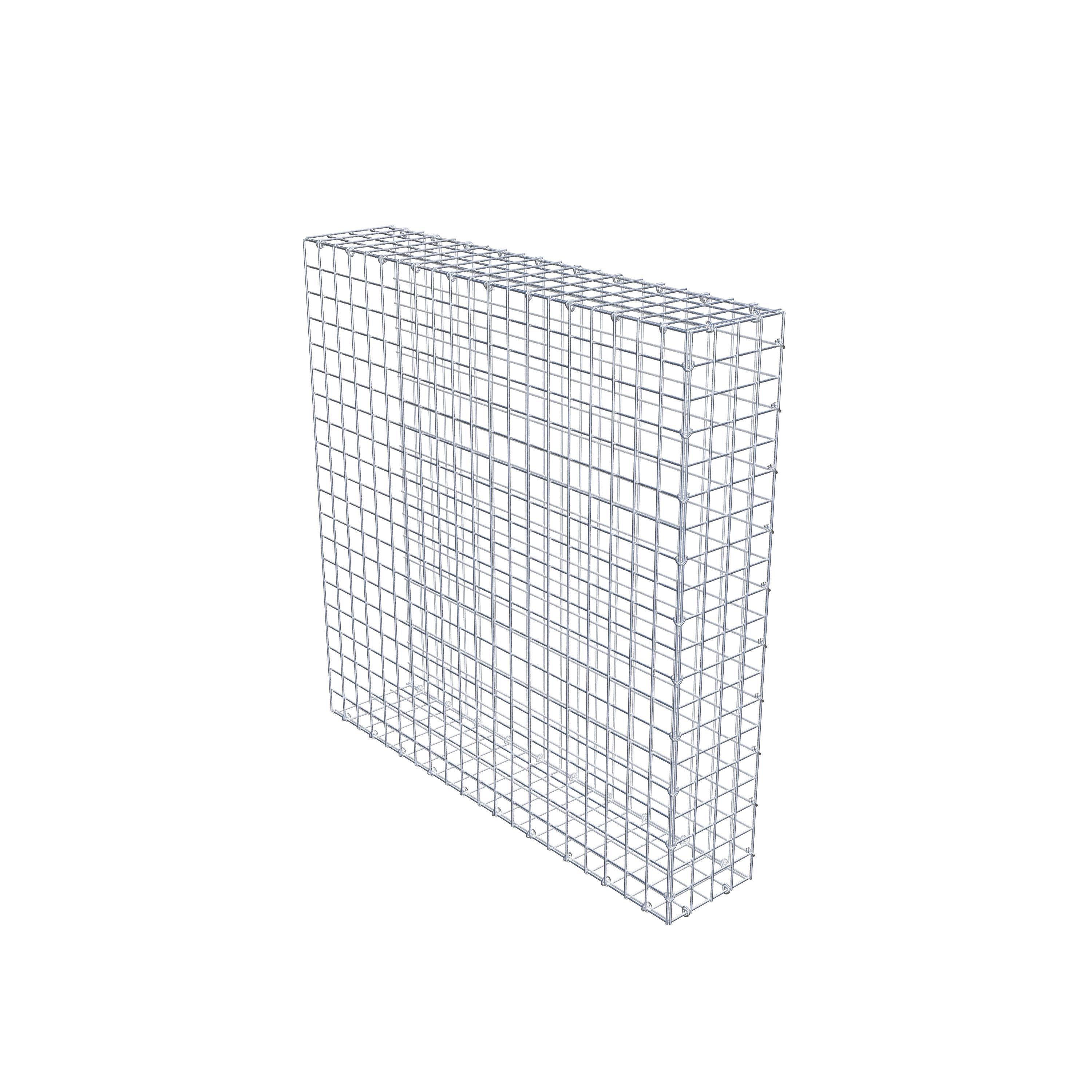 Fourche rapportée type 2 100 cm x 100 cm x 20 cm (L x H x P), mailles 5 cm x 5 cm, anneau C