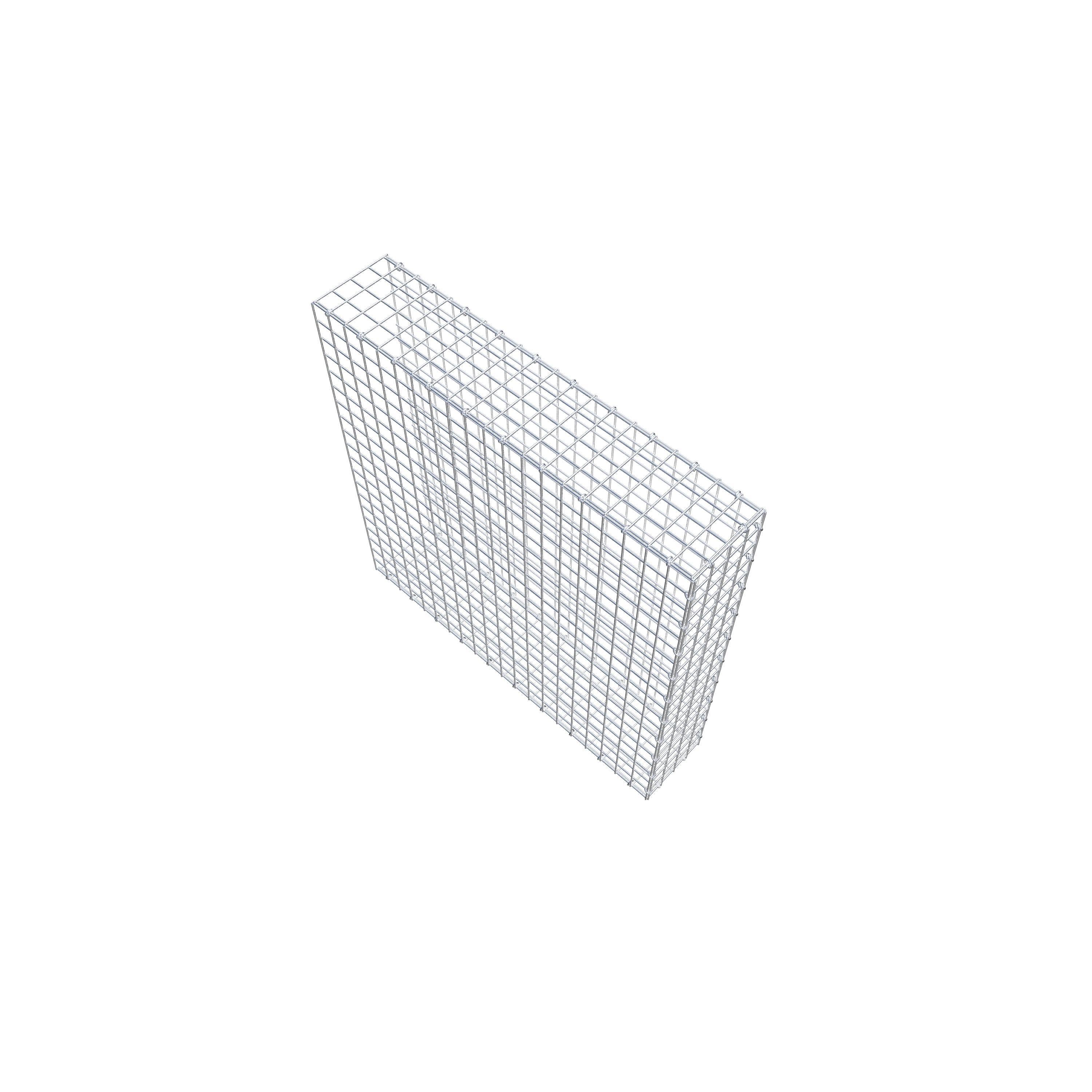 Fourche rapportée type 2 100 cm x 100 cm x 20 cm (L x H x P), mailles 5 cm x 5 cm, anneau C