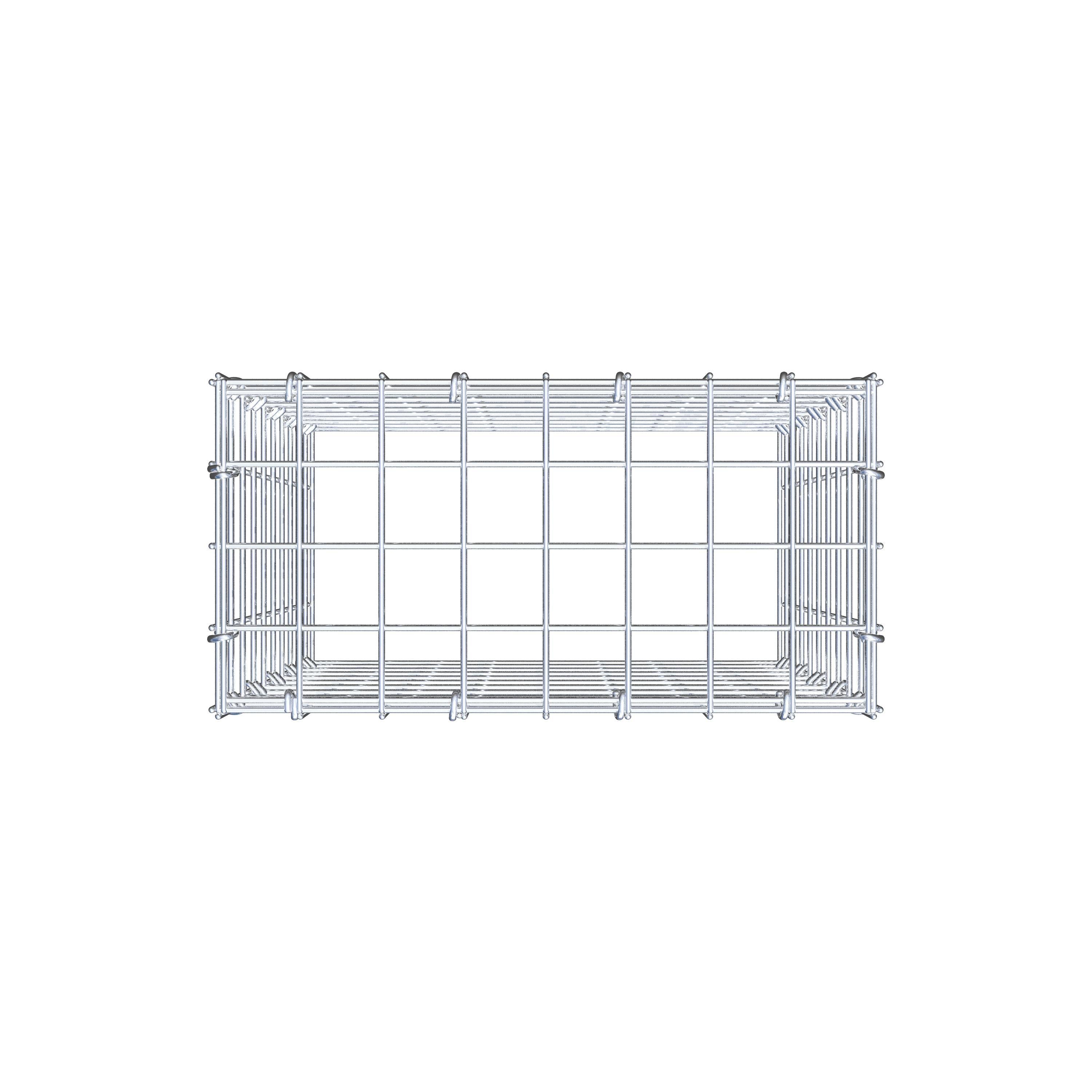 Pile aggiuntivo tipo 3 50 cm x 40 cm x 20 cm (L x H x P), maglia 5 cm x 5 cm, anello a C