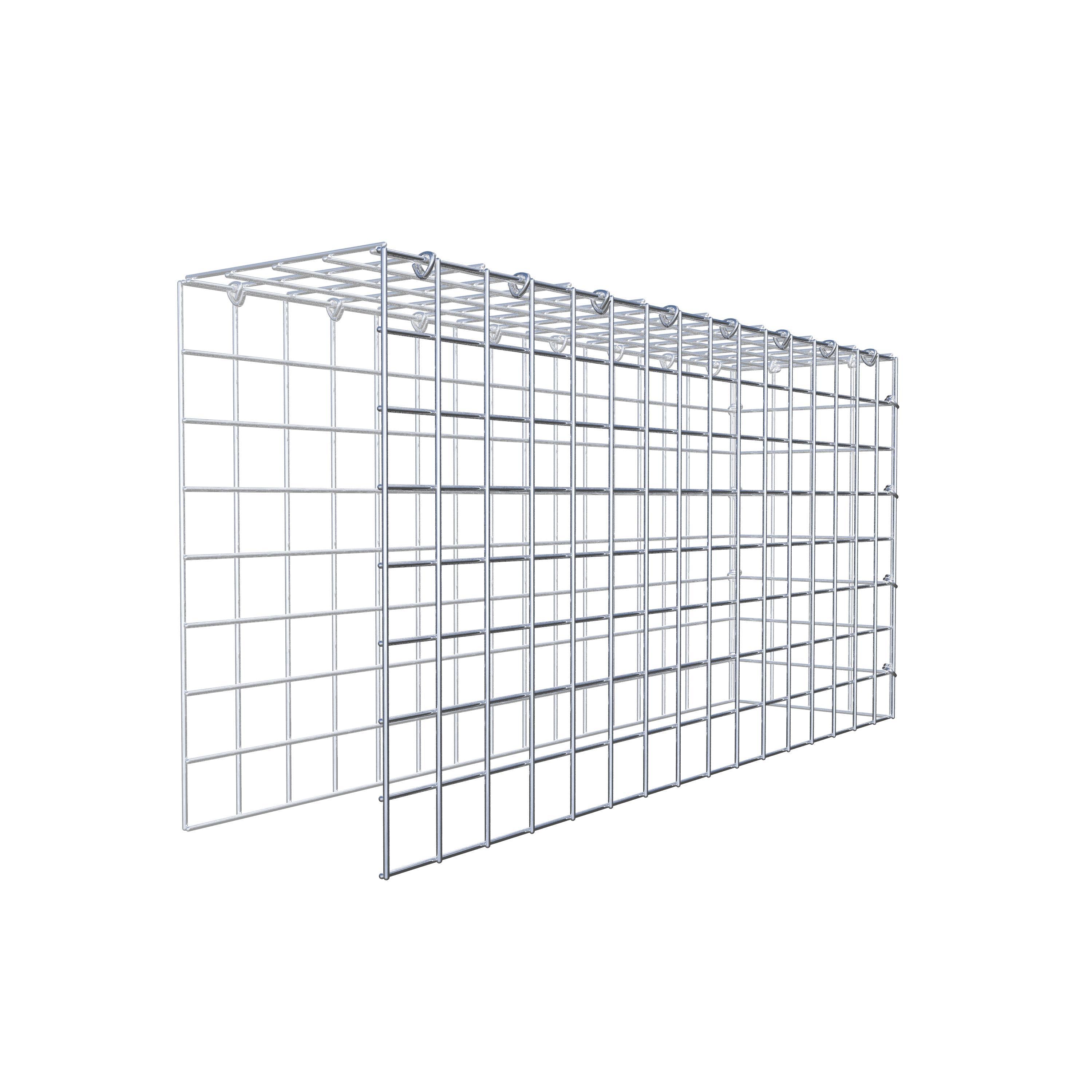 Toegevoegde pool type 4 80 cm x 40 cm x 20 cm (L x H x D), maaswijdte 5 cm x 5 cm, C-ring