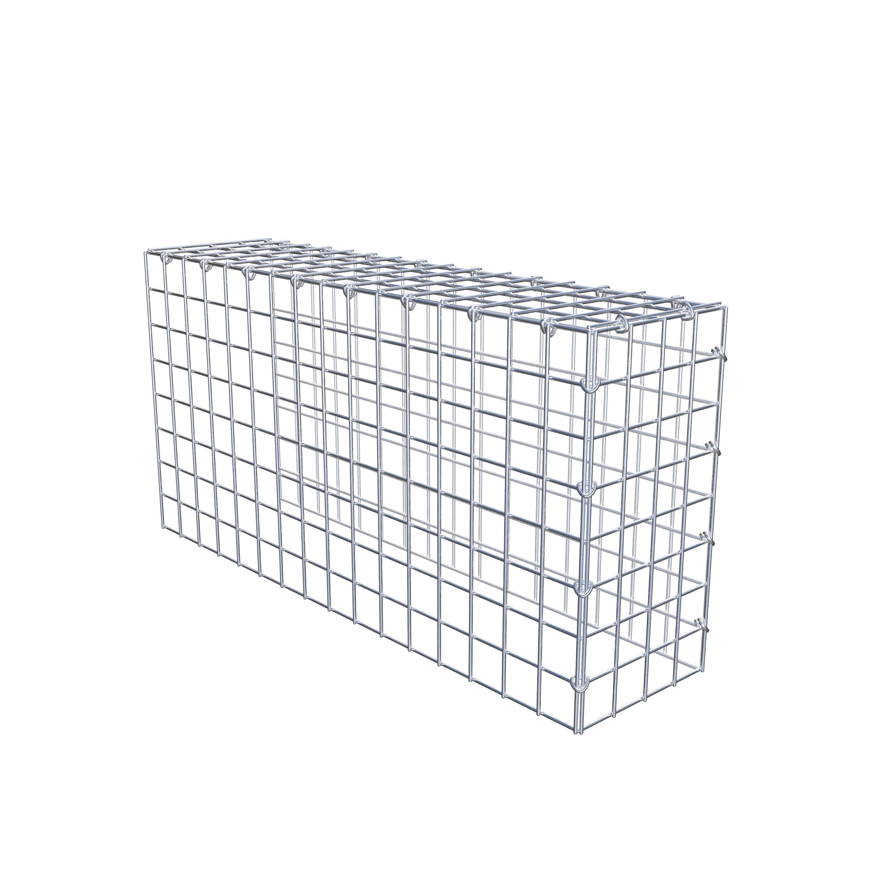 Toegevoegde pool type 4 80 cm x 40 cm x 20 cm (L x H x D), maaswijdte 5 cm x 5 cm, C-ring