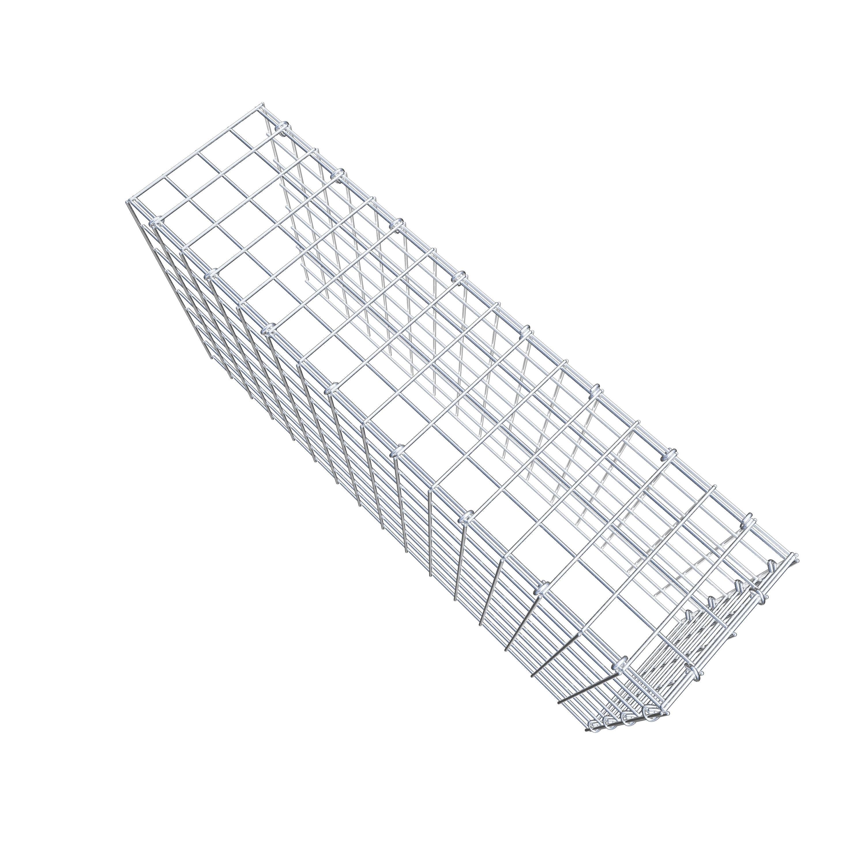 Toegevoegde pool type 4 80 cm x 40 cm x 20 cm (L x H x D), maaswijdte 5 cm x 5 cm, C-ring