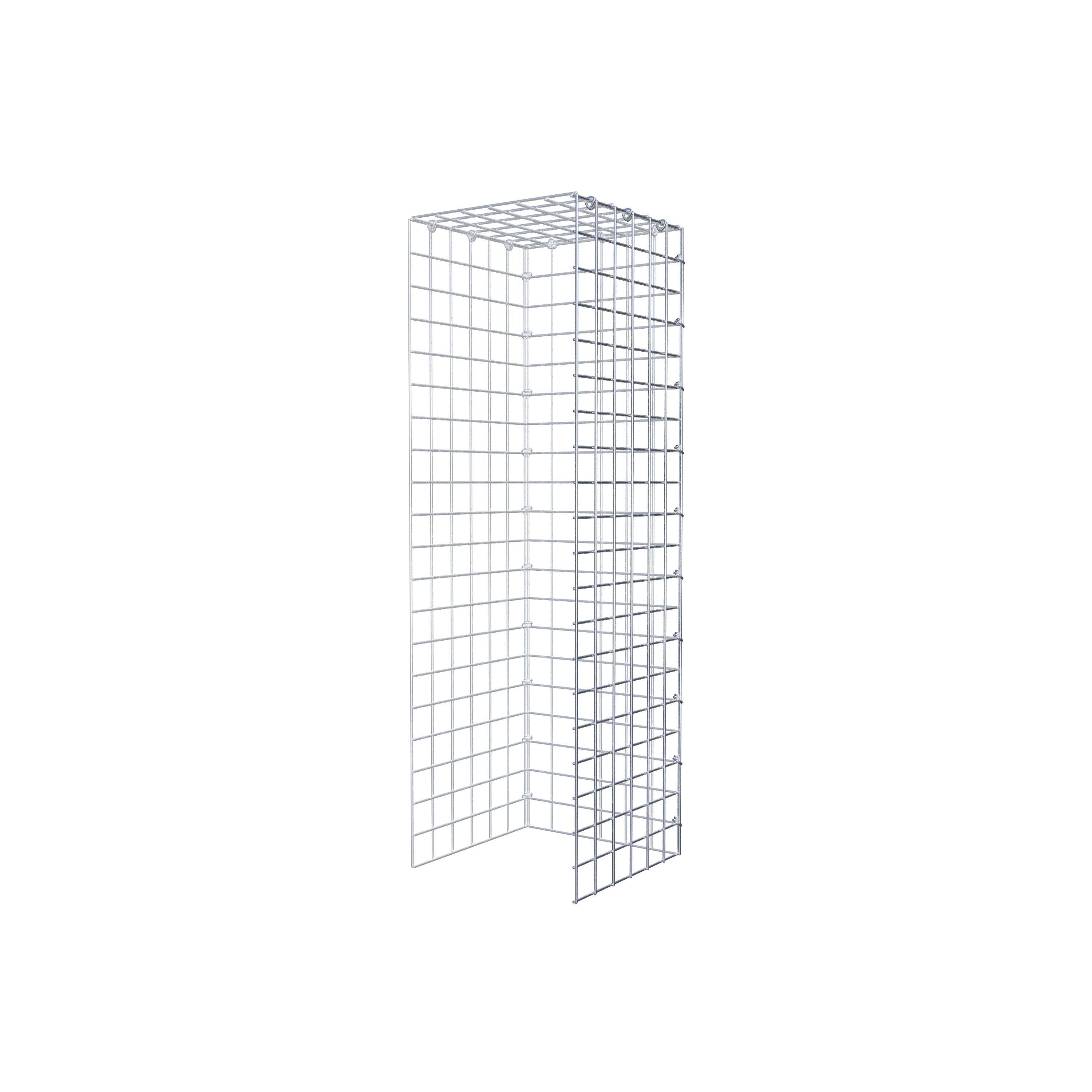 Extra gabion typ 4 100 cm x 30 cm x 30 cm (L x H x D), maskstorlek 5 cm x 5 cm, C-ring
