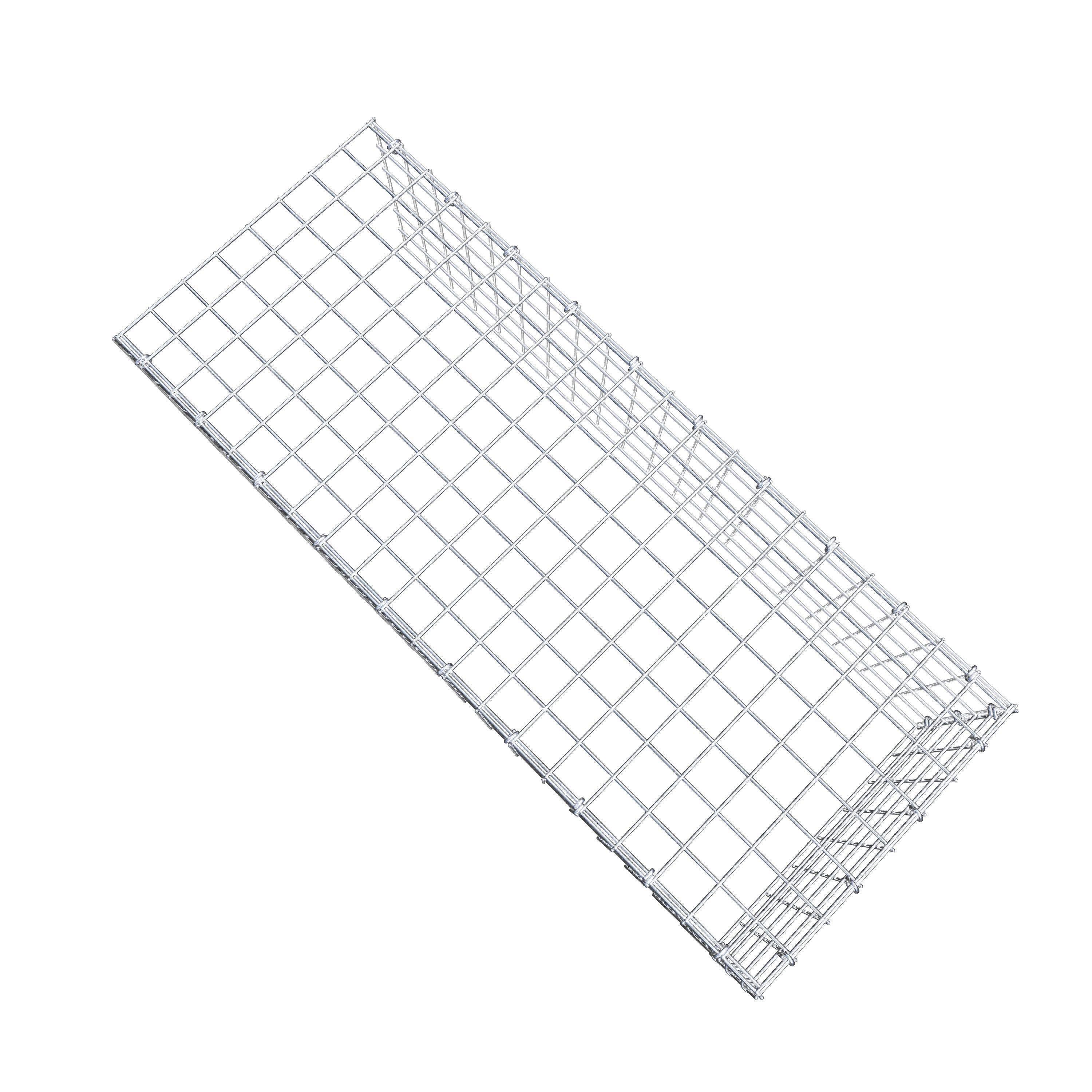 Gabião Tipo 4 100 cm x 30 cm x 40 cm (C x A x P), malhagem 5 cm x 5 cm, anel C