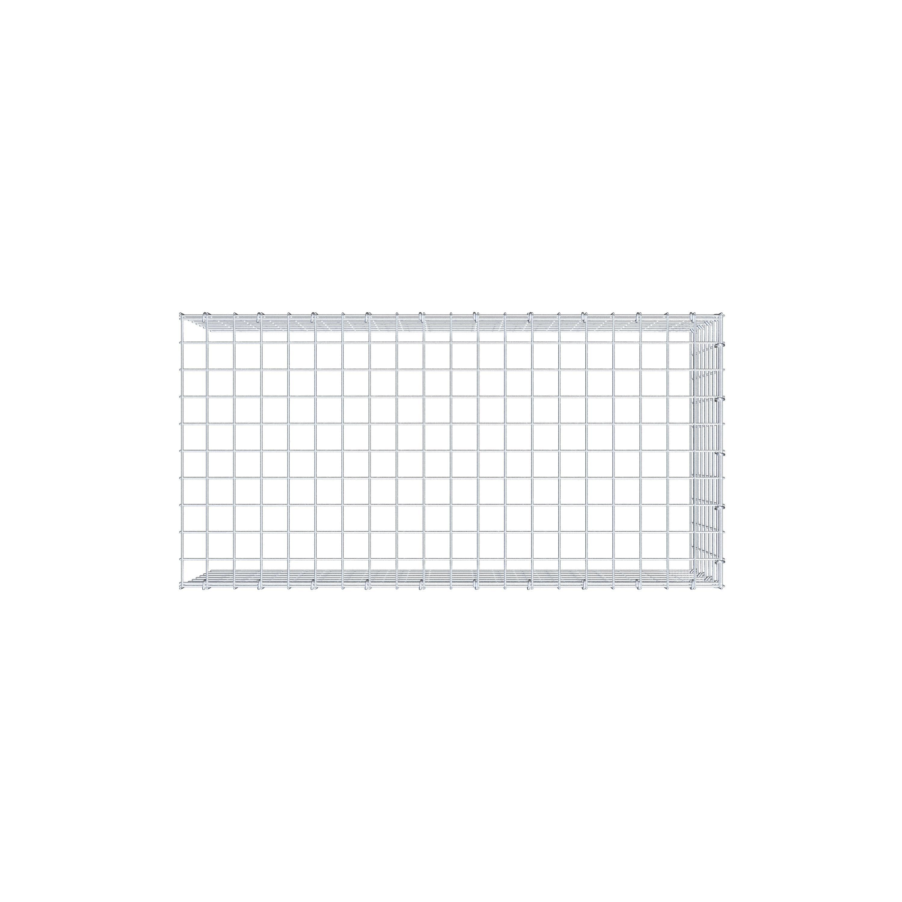 Tilläggspåle typ 4 100 cm x 40 cm x 50 cm (L x H x D), maskstorlek 5 cm x 5 cm, C-ring