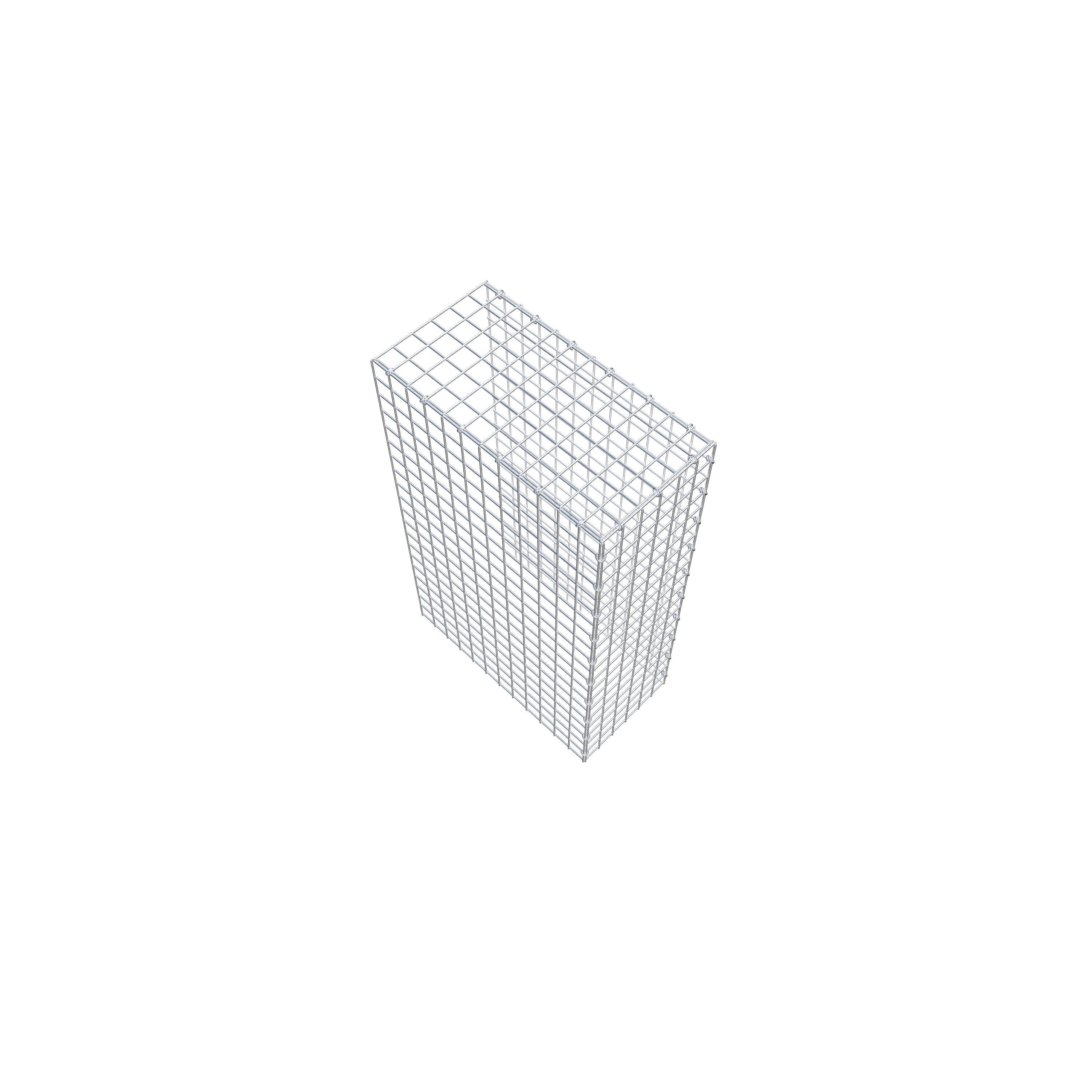 Fourche rapportée type 4 100 cm x 60 cm x 30 cm (L x H x P), mailles 5 cm x 5 cm, anneau C