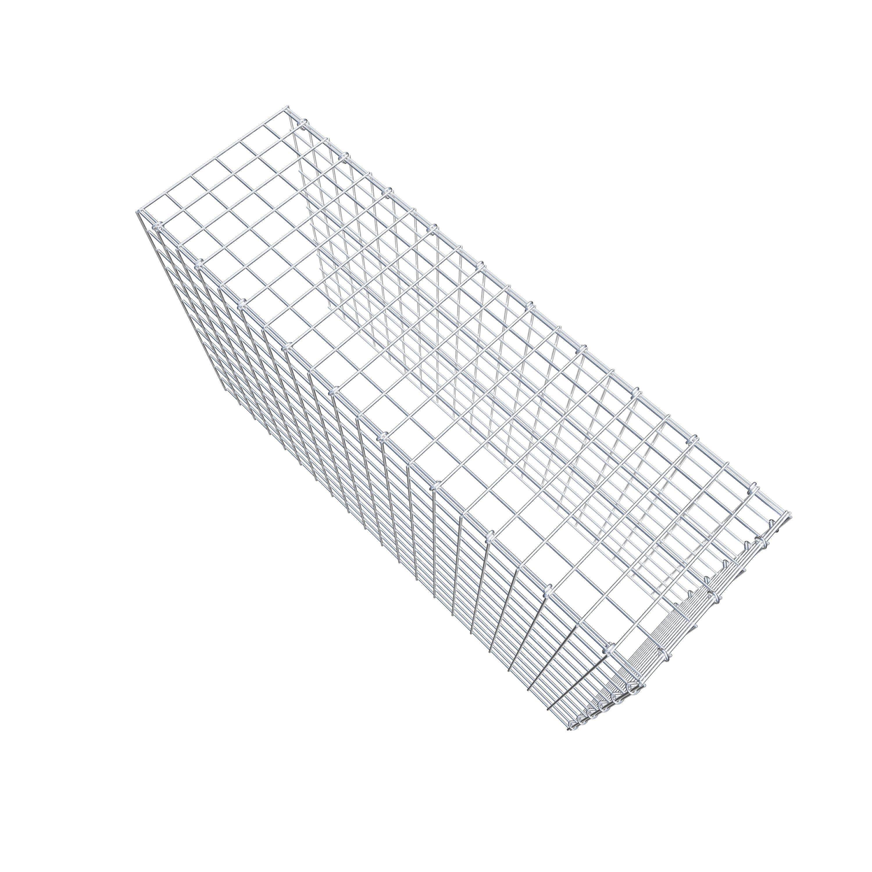 Fourche rapportée type 4 100 cm x 60 cm x 30 cm (L x H x P), mailles 5 cm x 5 cm, anneau C