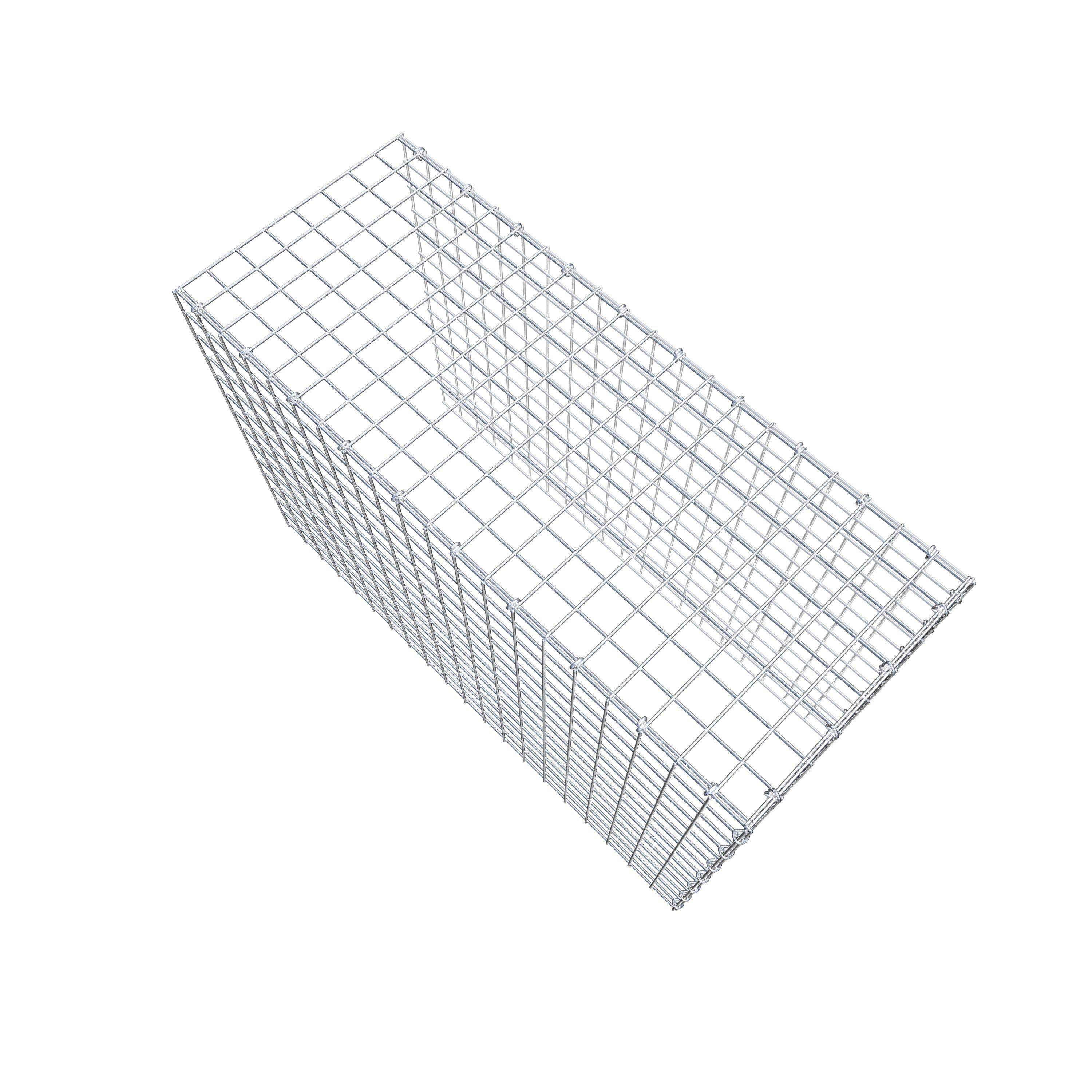 Gabião Tipo 4 100 cm x 70 cm x 40 cm (C x A x P), malhagem 5 cm x 5 cm, anel C