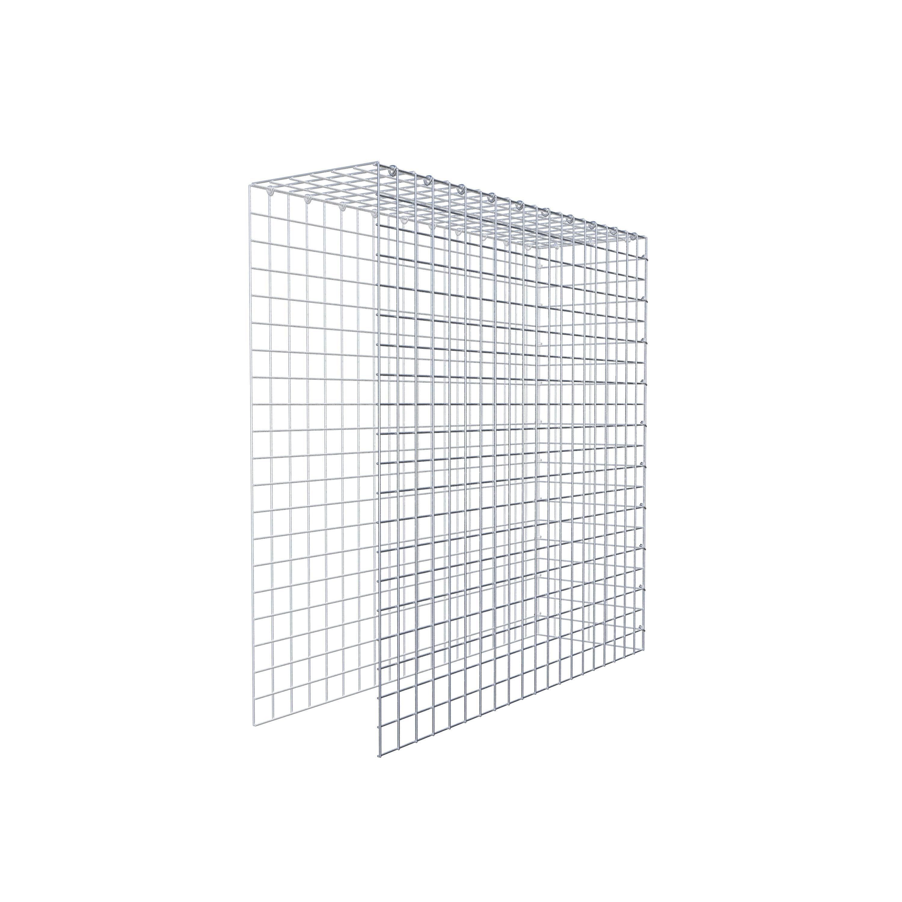 Gabião Tipo 4 100 cm x 100 cm x 30 cm (C x A x P), malhagem 5 cm x 5 cm, anel C