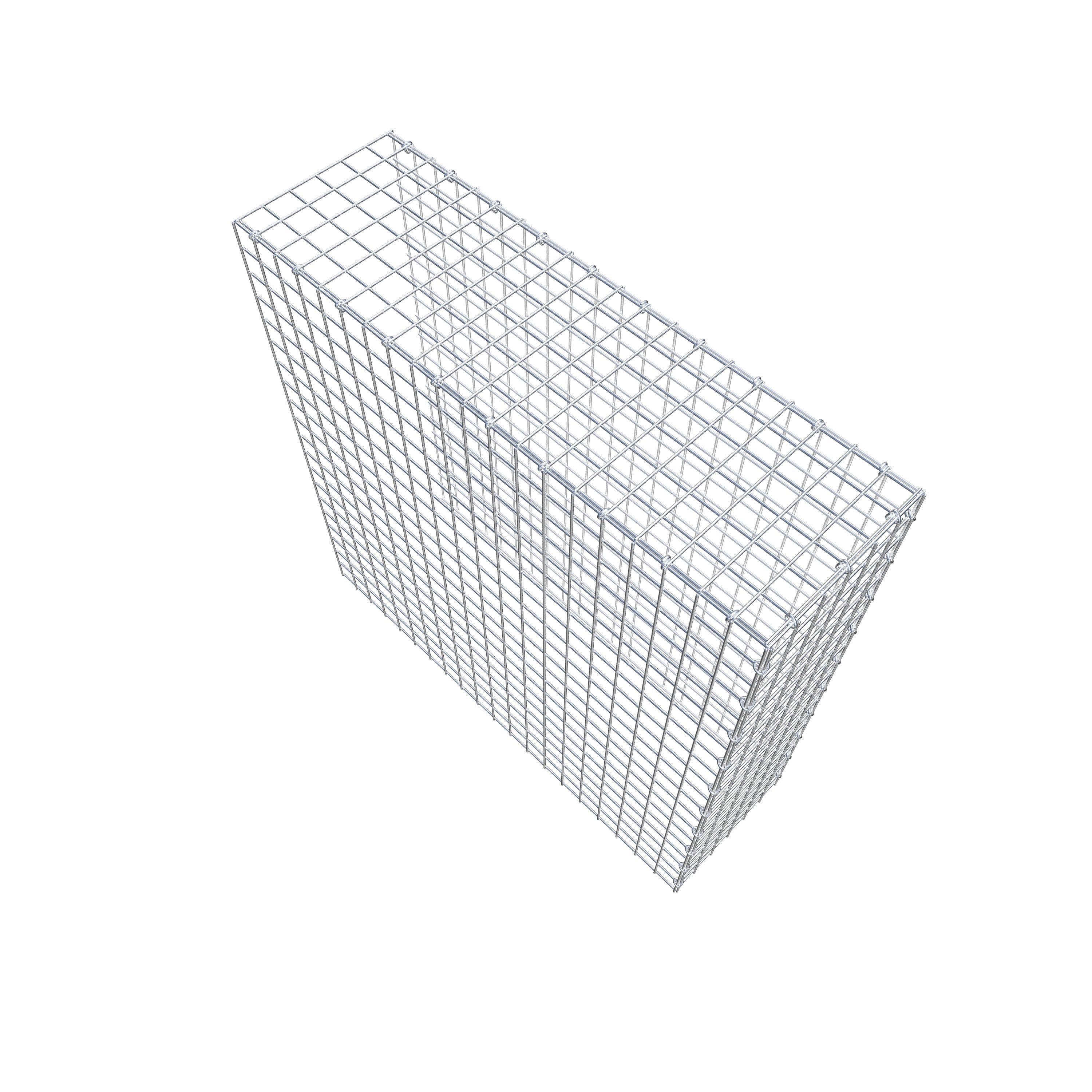Gabião Tipo 4 100 cm x 100 cm x 30 cm (C x A x P), malhagem 5 cm x 5 cm, anel C