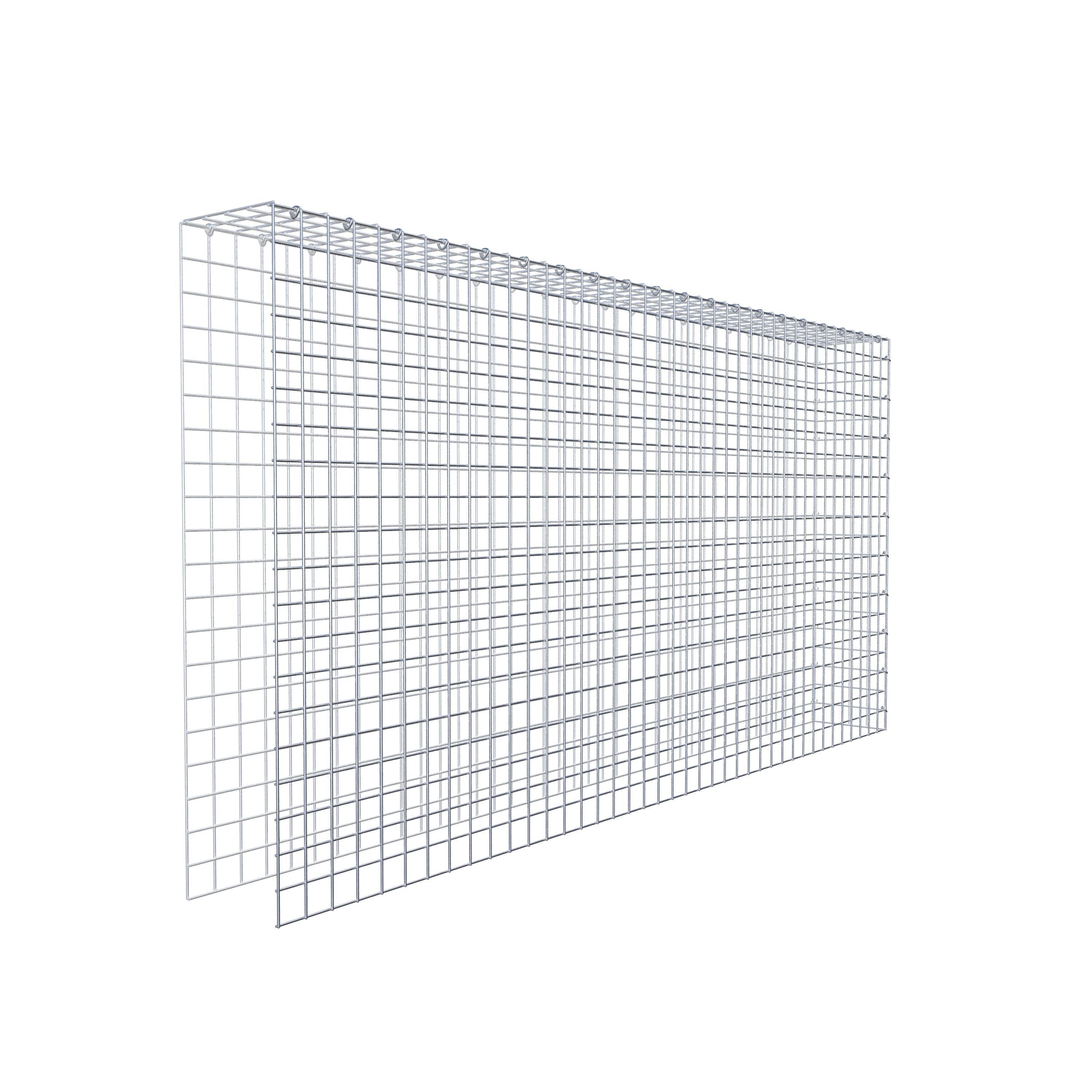 Fourche rapportée type 4 200 cm x 100 cm x 20 cm (L x H x P), mailles 5 cm x 5 cm, anneau C