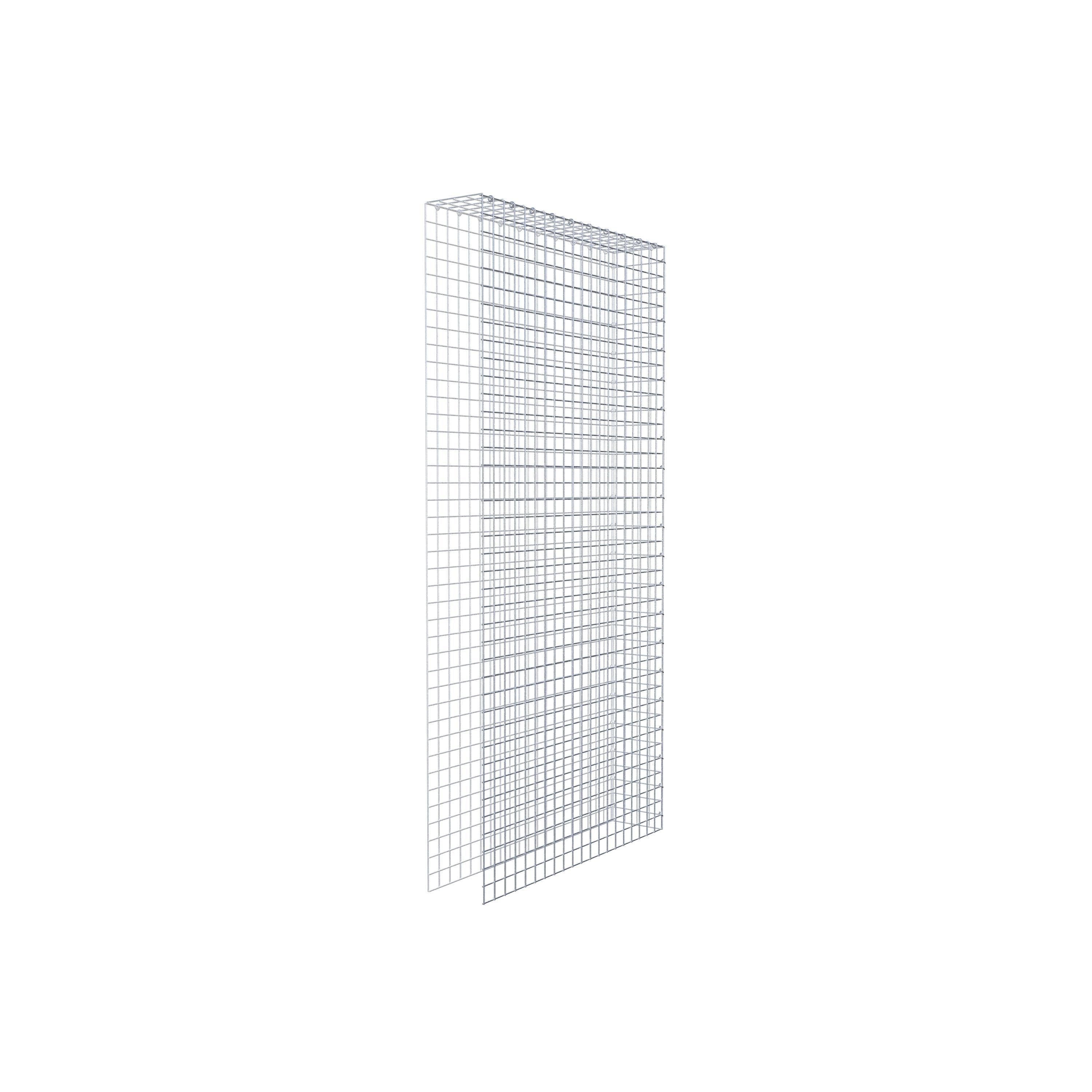 Fourche rapportée type 4 200 cm x 100 cm x 20 cm (L x H x P), mailles 5 cm x 5 cm, anneau C