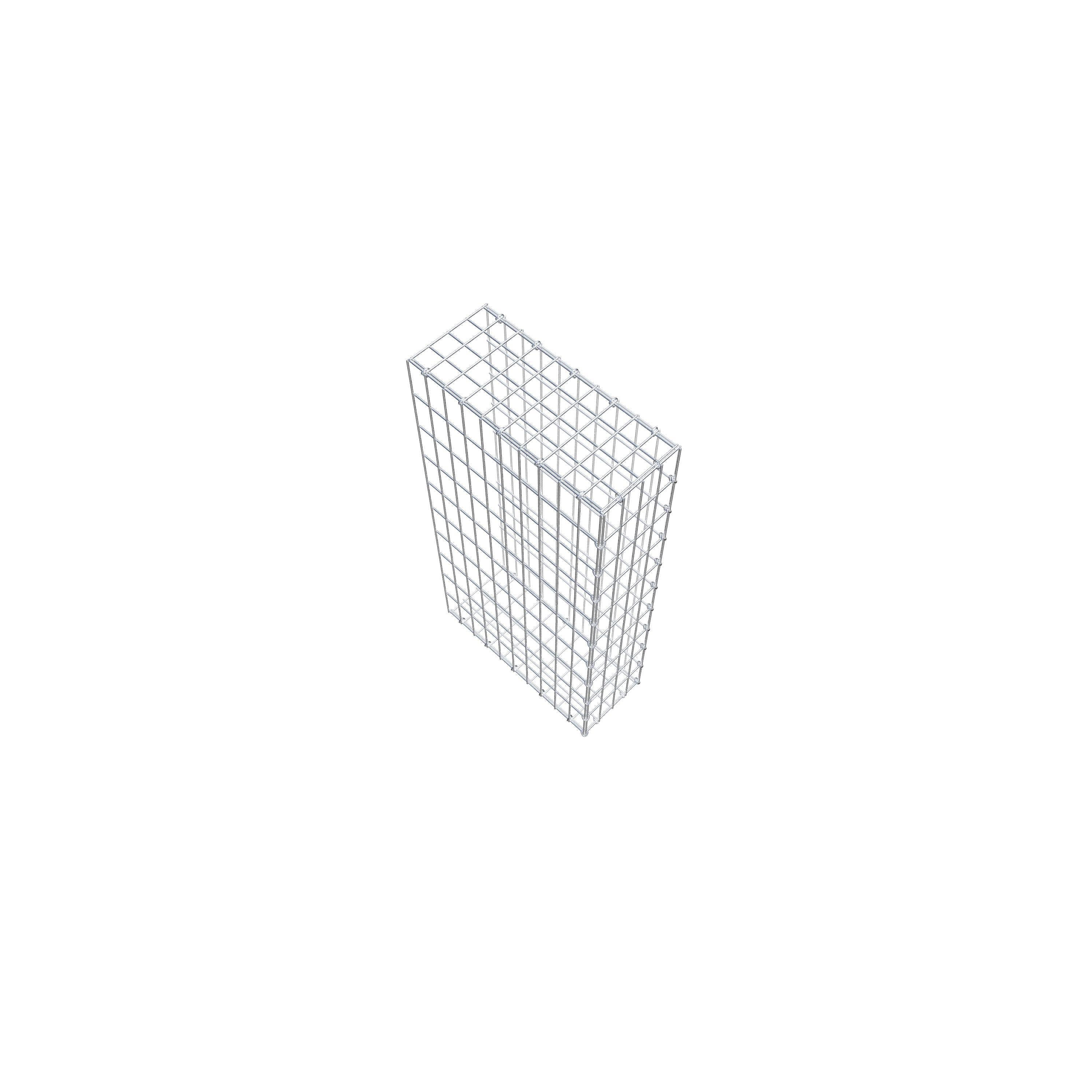 Pila adicional tipo 2 100 cm x 50 cm x 20 cm, malla 5 cm x 10 cm, anillo en C