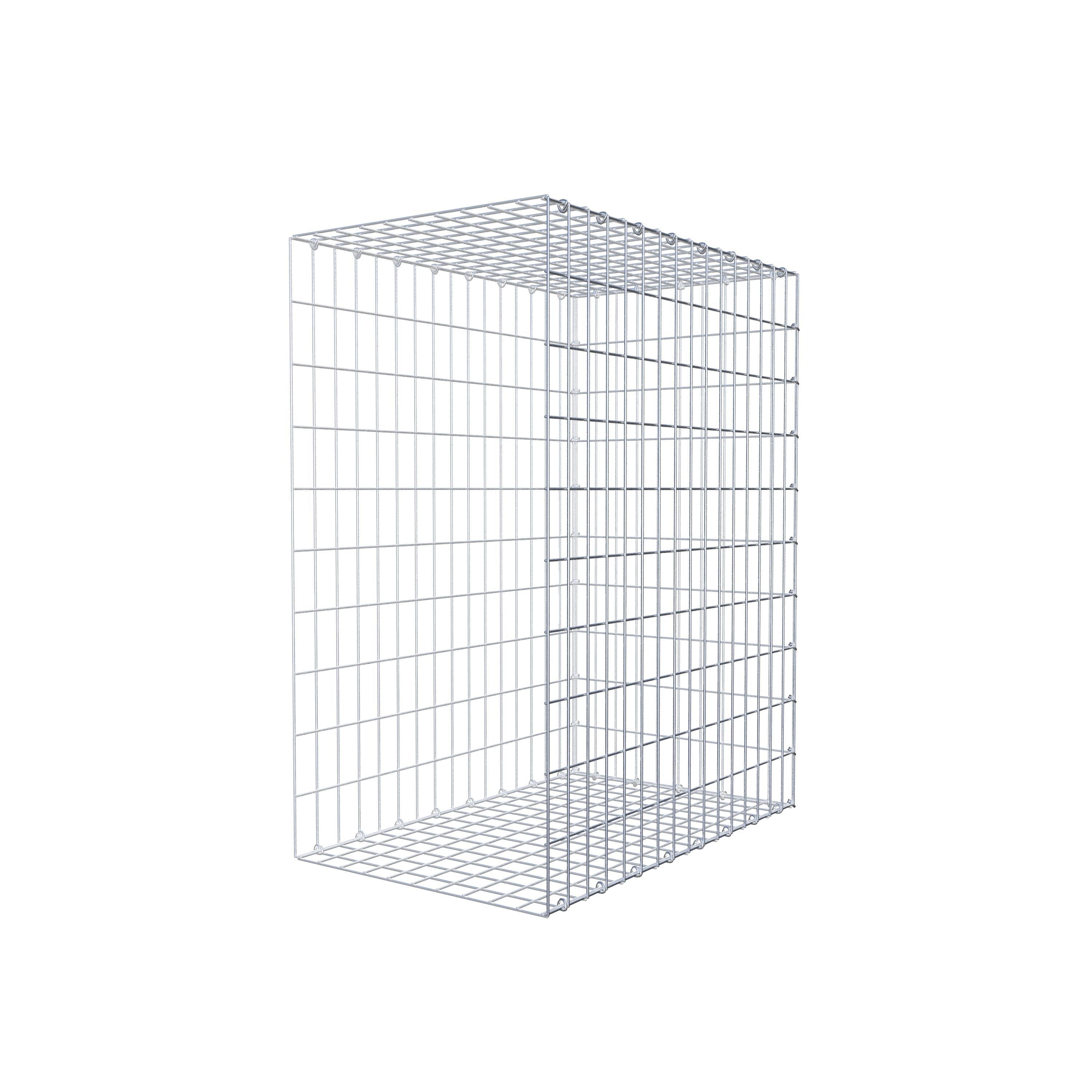 Gabião tipo 2 100 cm x 80 cm x 50 cm, malhagem 5 cm x 10 cm, anel C
