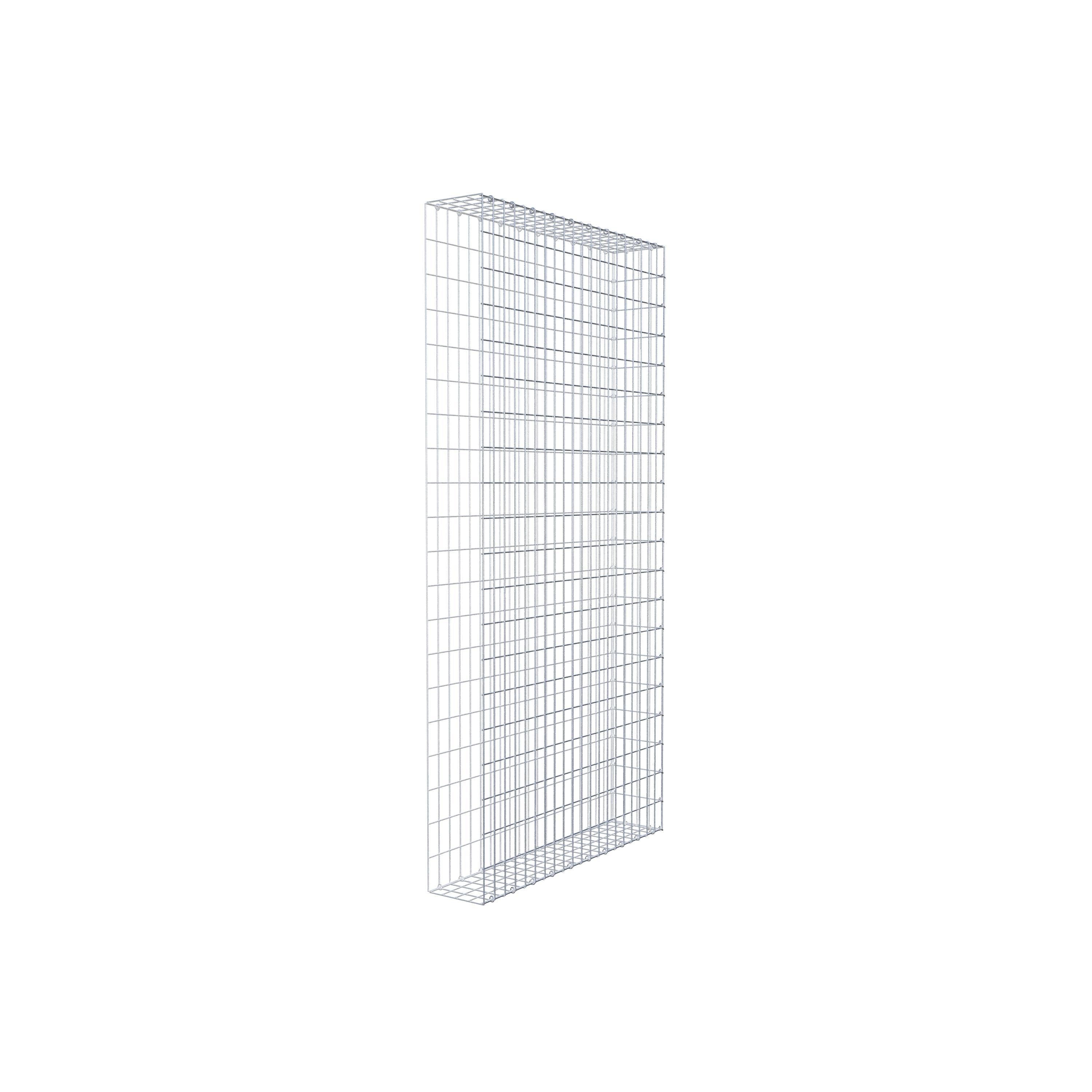 Fourche rapportée type 2 200 cm x 100 cm x 20 cm, maille 5 cm x 10 cm, anneau en C