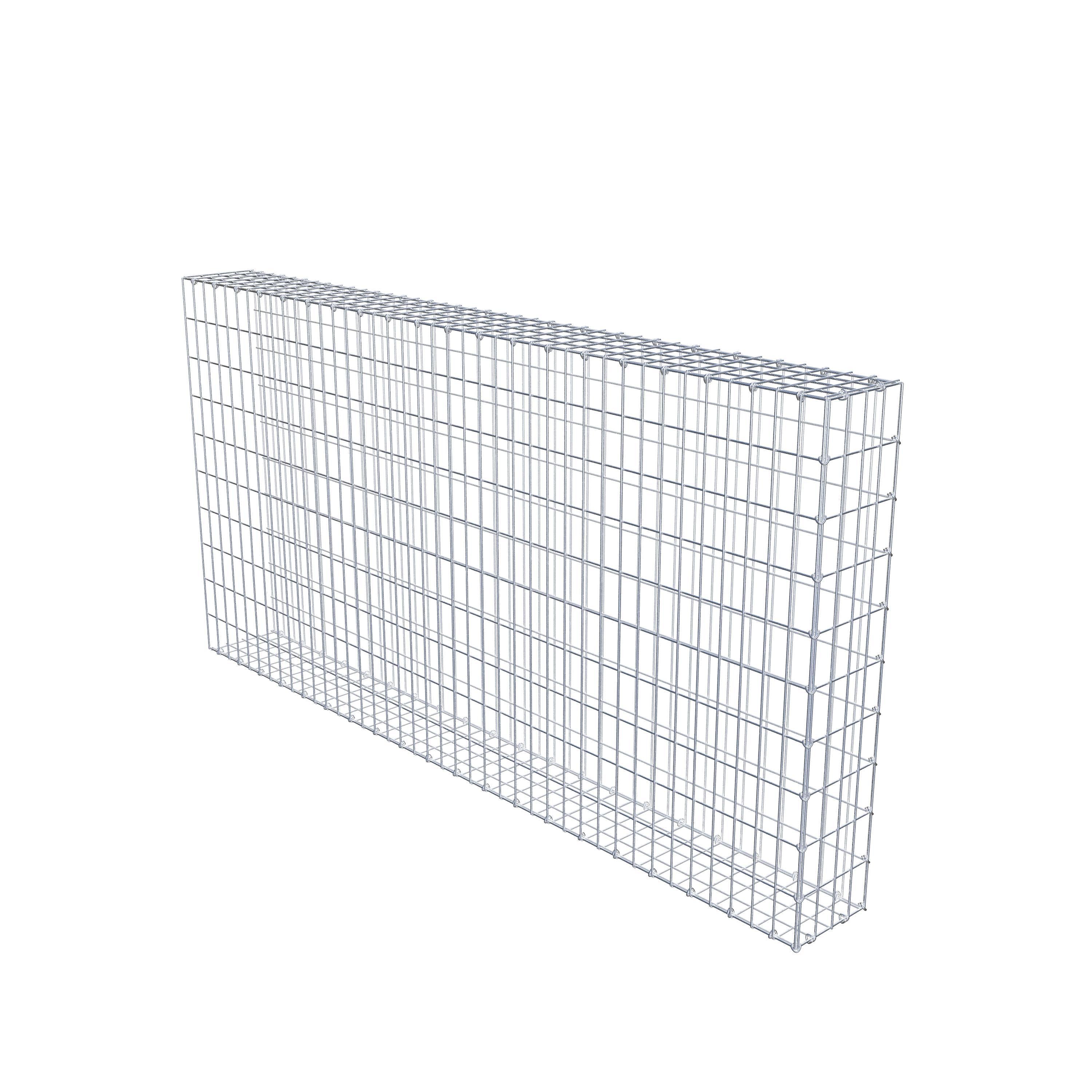 Fourche rapportée type 2 200 cm x 100 cm x 20 cm, maille 5 cm x 10 cm, anneau en C