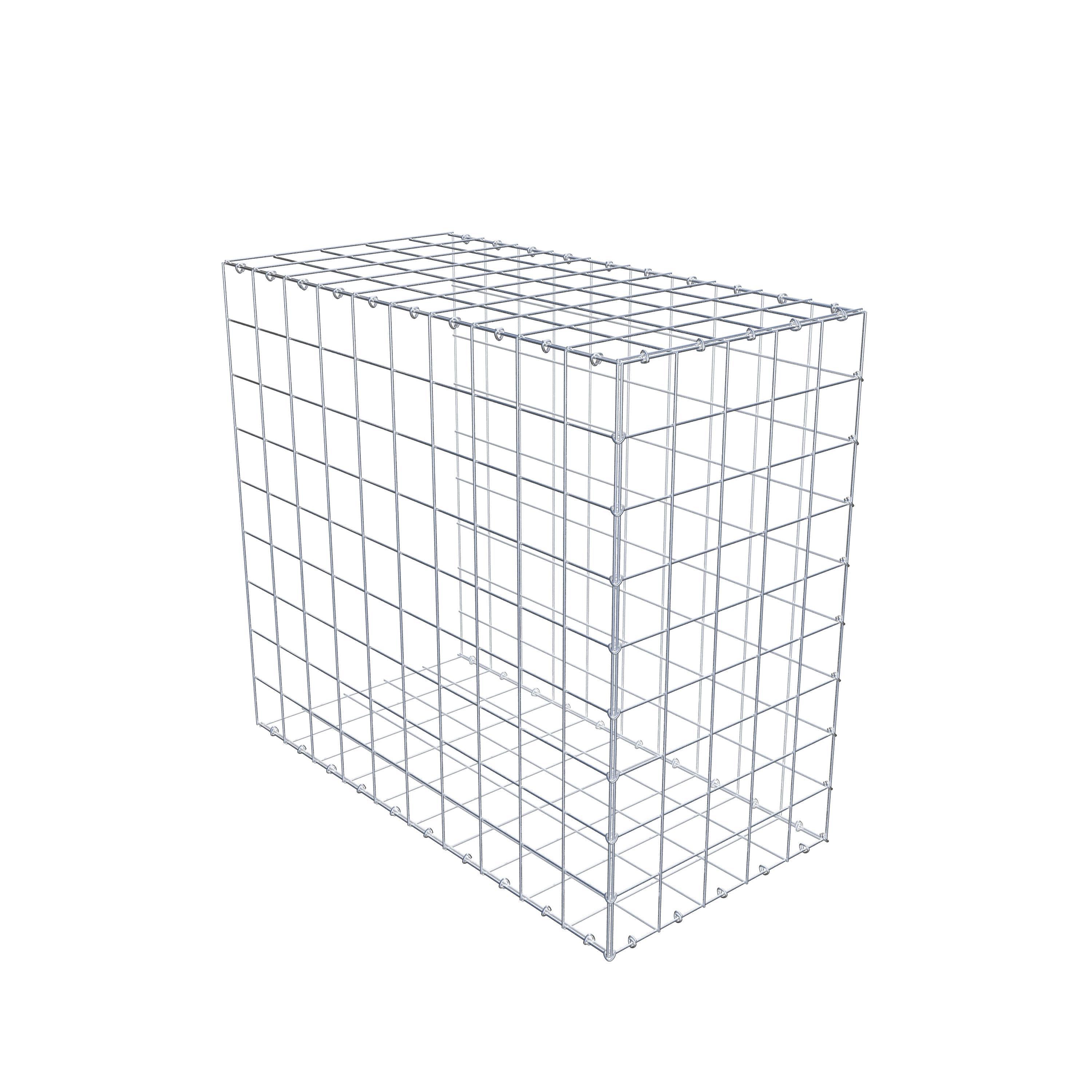 Gabbione aggiuntivo di tipo 2 100 cm x 90 cm x 50 cm (L x H x P), maglia 10 cm x 10 cm, anello a C