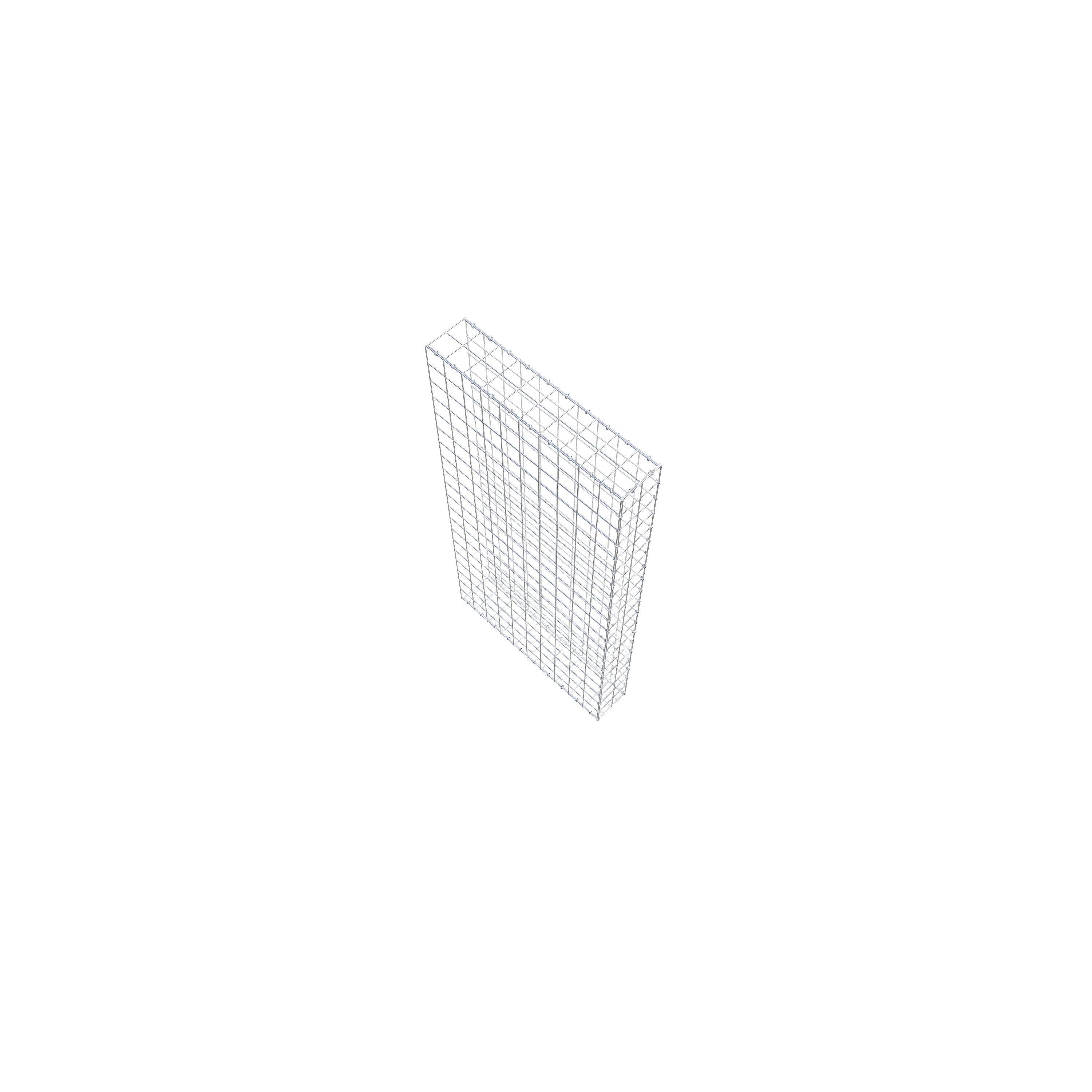 Fourche rapportée type 2 200 cm x 100 cm x 20 cm (L x H x P), mailles 10 cm x 10 cm, anneau en C