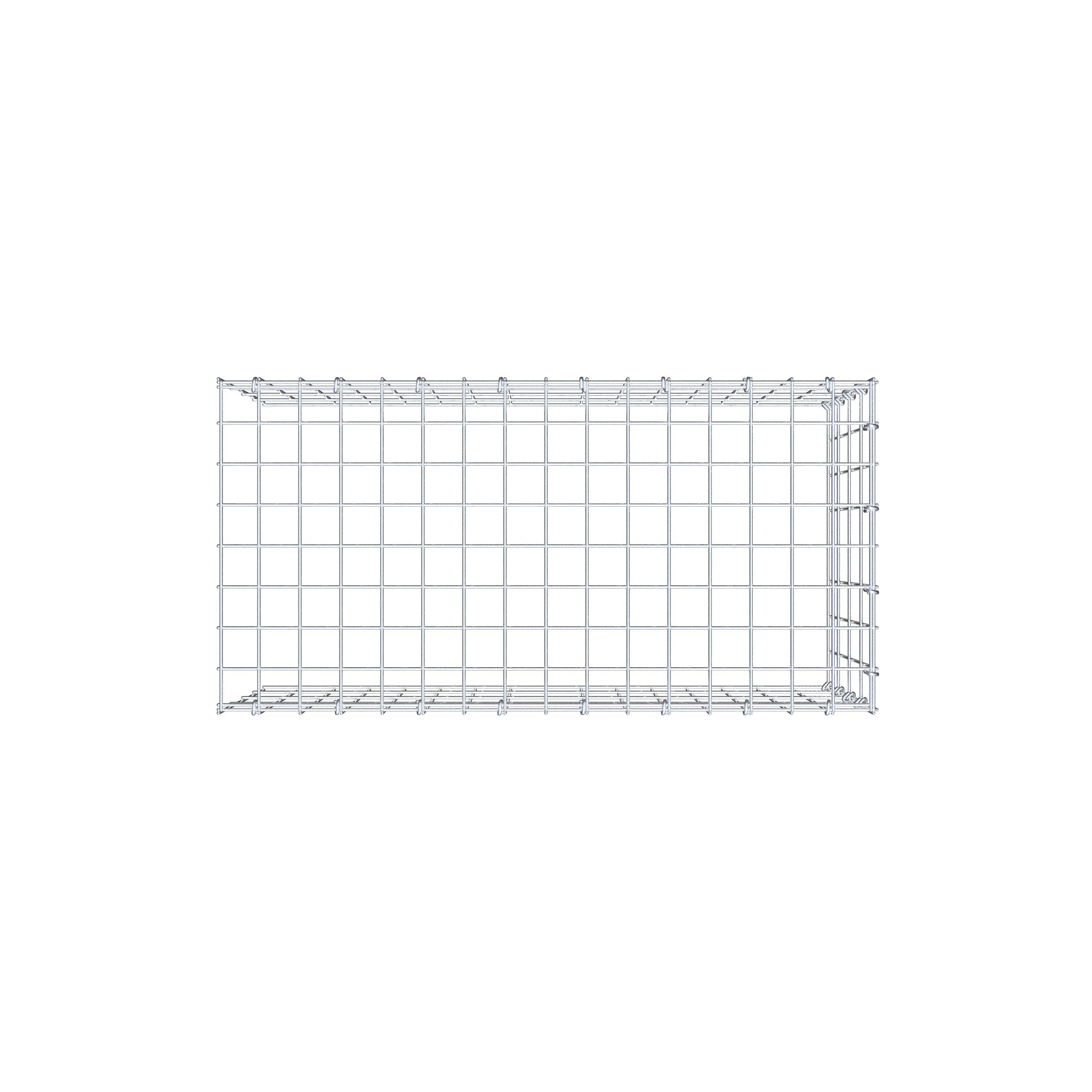 Pile aggiuntivo tipo 4 80 cm x 40 cm x 40 cm (L x H x P), maglia 5 cm x 10 cm, anello a C