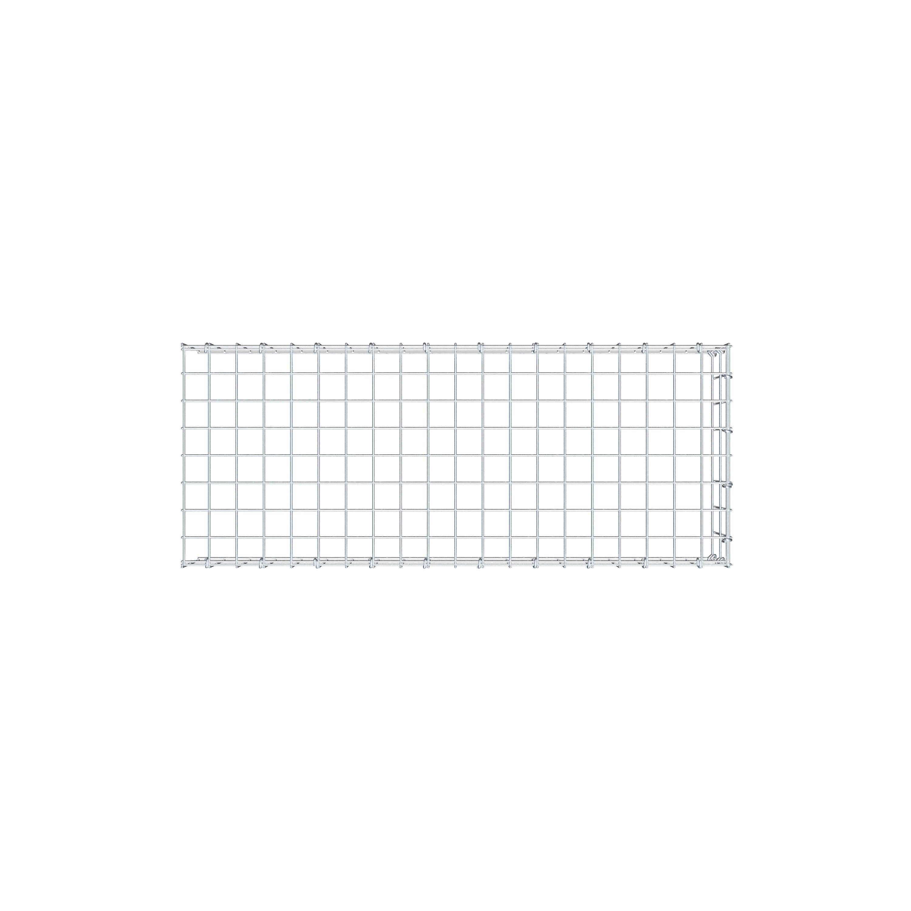 Pile aggiuntivo tipo 4 100 cm x 20 cm x 40 cm (L x H x P), maglia 5 cm x 10 cm, anello a C