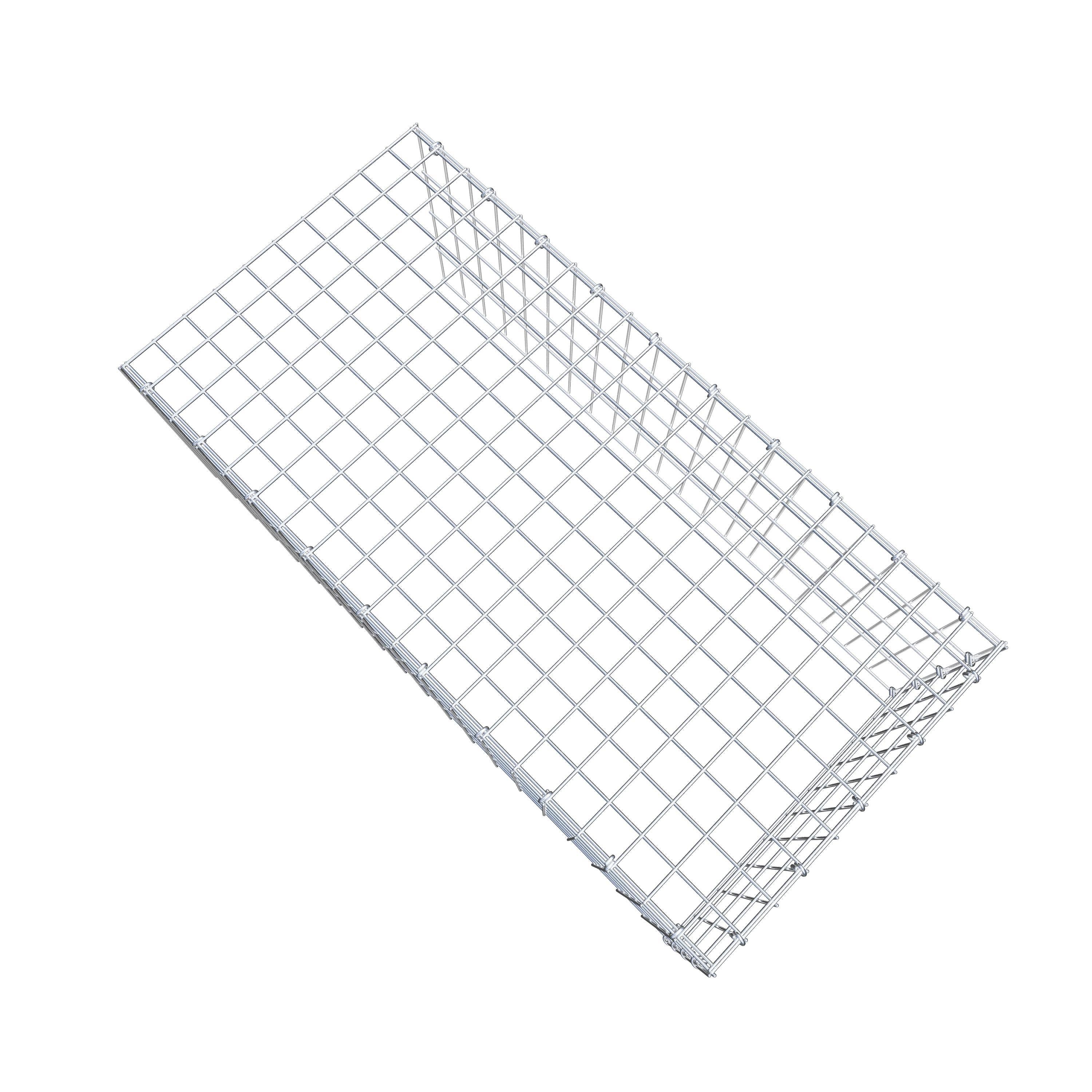 Gabião tipo 4 100 cm x 40 cm x 50 cm (C x A x P), malhagem 5 cm x 10 cm, anel C