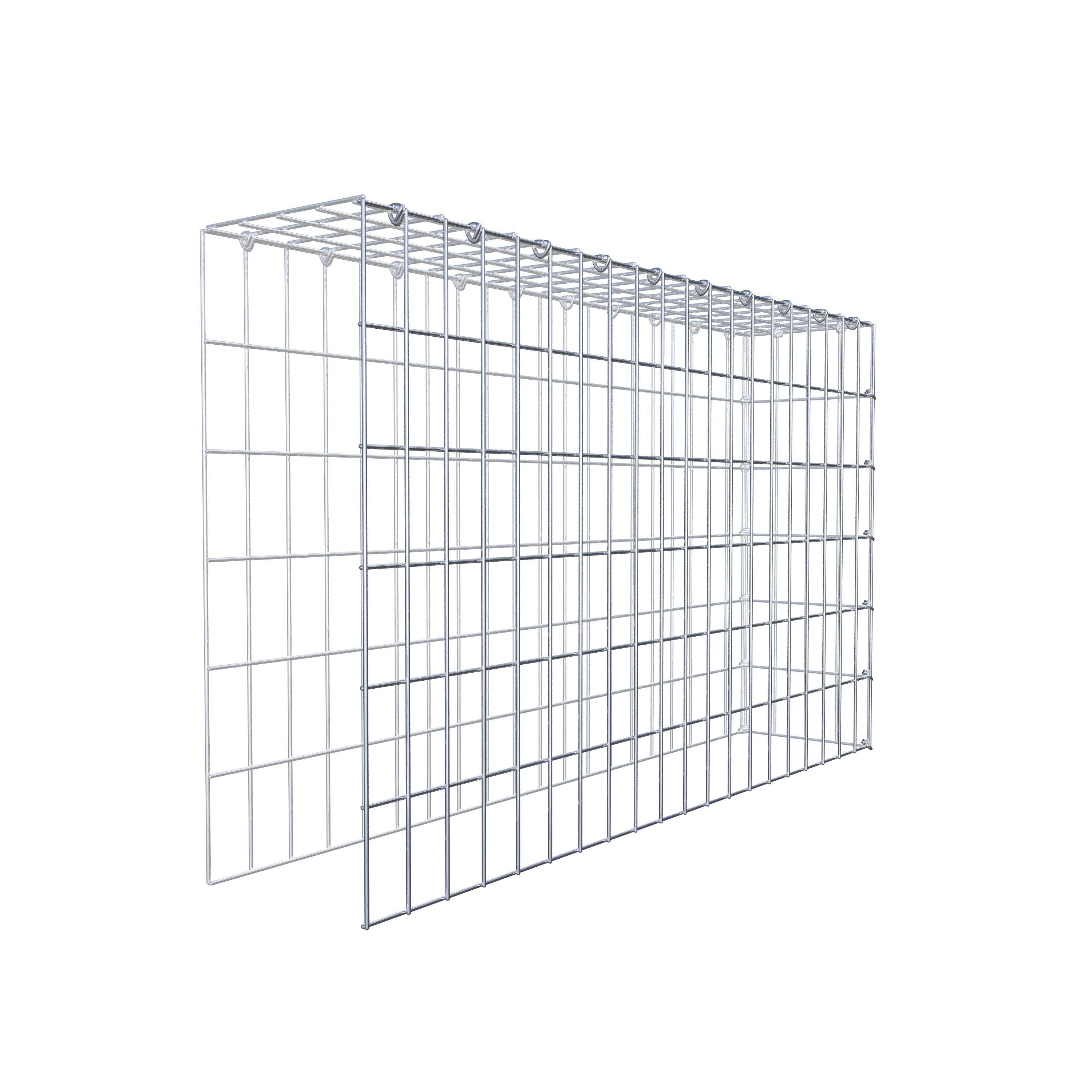 Type 4 oplegkorf 100 cm x 60 cm x 20 cm (L x H x D), maaswijdte 5 cm x 10 cm, C-ring