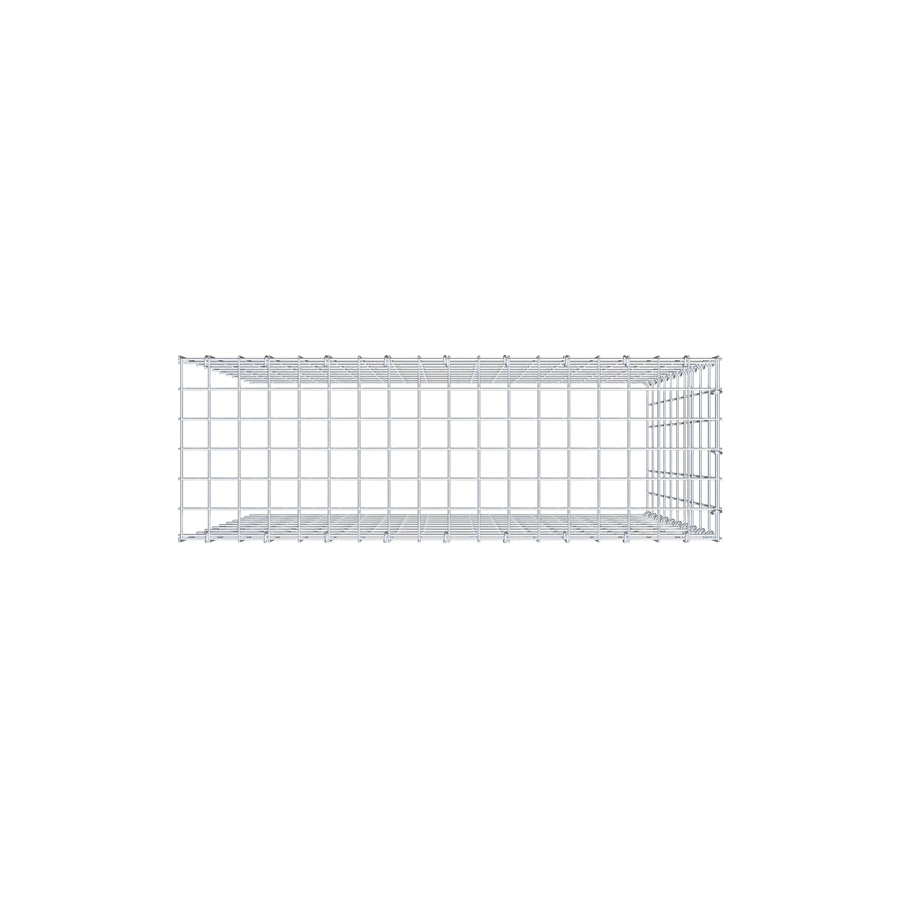 Gabião Tipo 4 100 cm x 90 cm x 30 cm (C x A x P), malhagem 5 cm x 10 cm, anel C