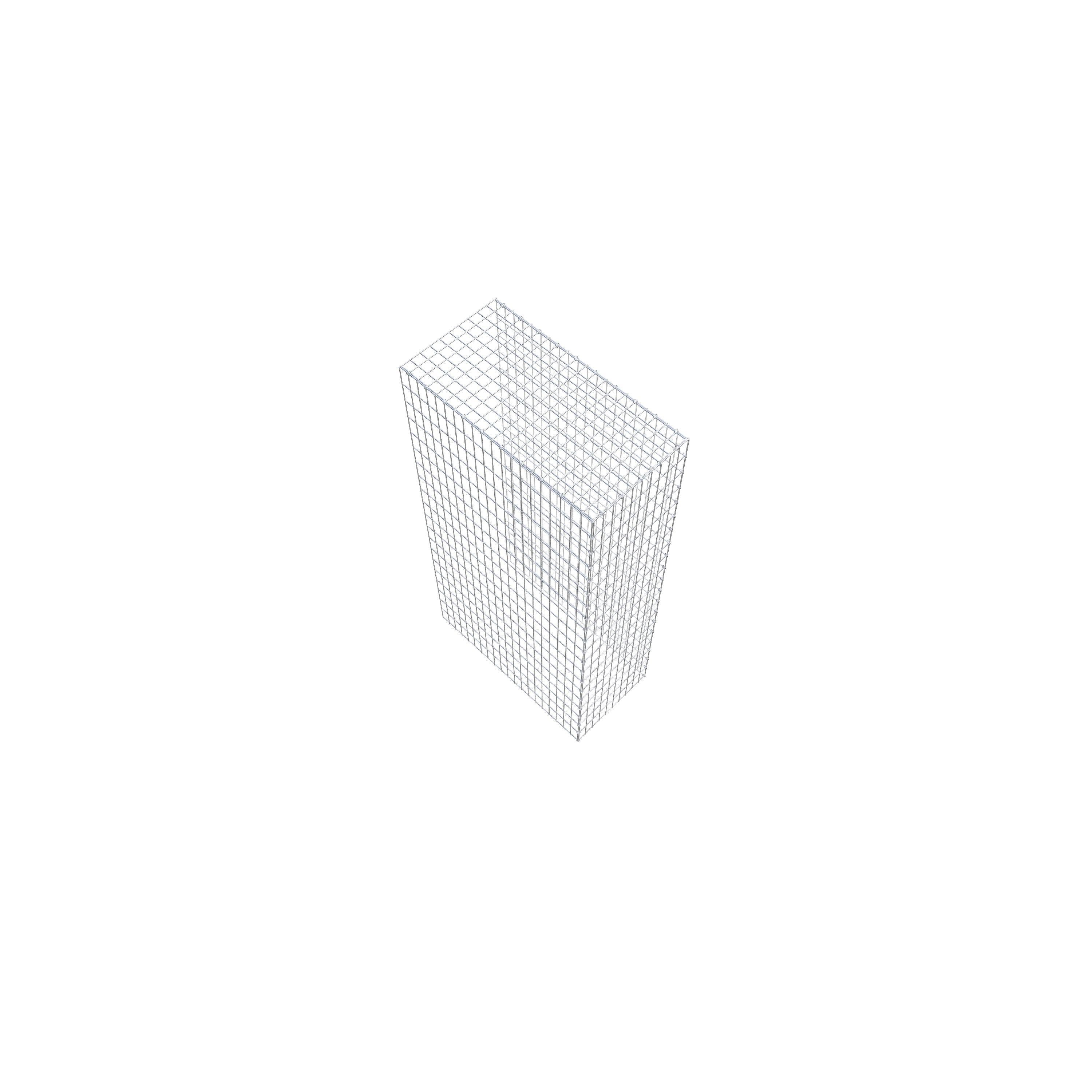 Fourche rapportée type 4 200 cm x 100 cm x 50 cm (L x H x P), mailles 5 cm x 10 cm, anneau en C