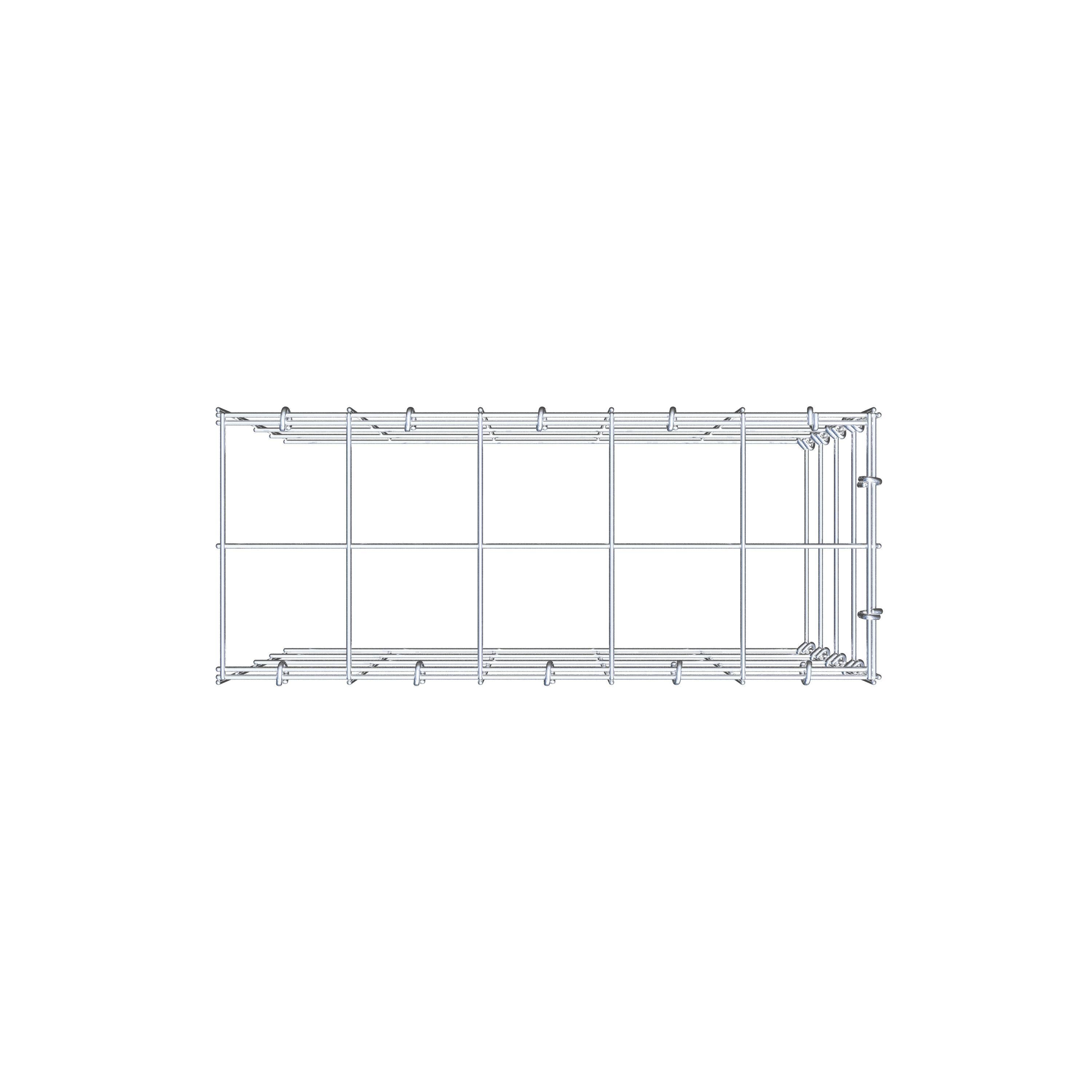 Pile aggiuntivo tipo 4 50 cm x 40 cm x 20 cm (L x H x P), maglia 10 cm x 10 cm, anello a C