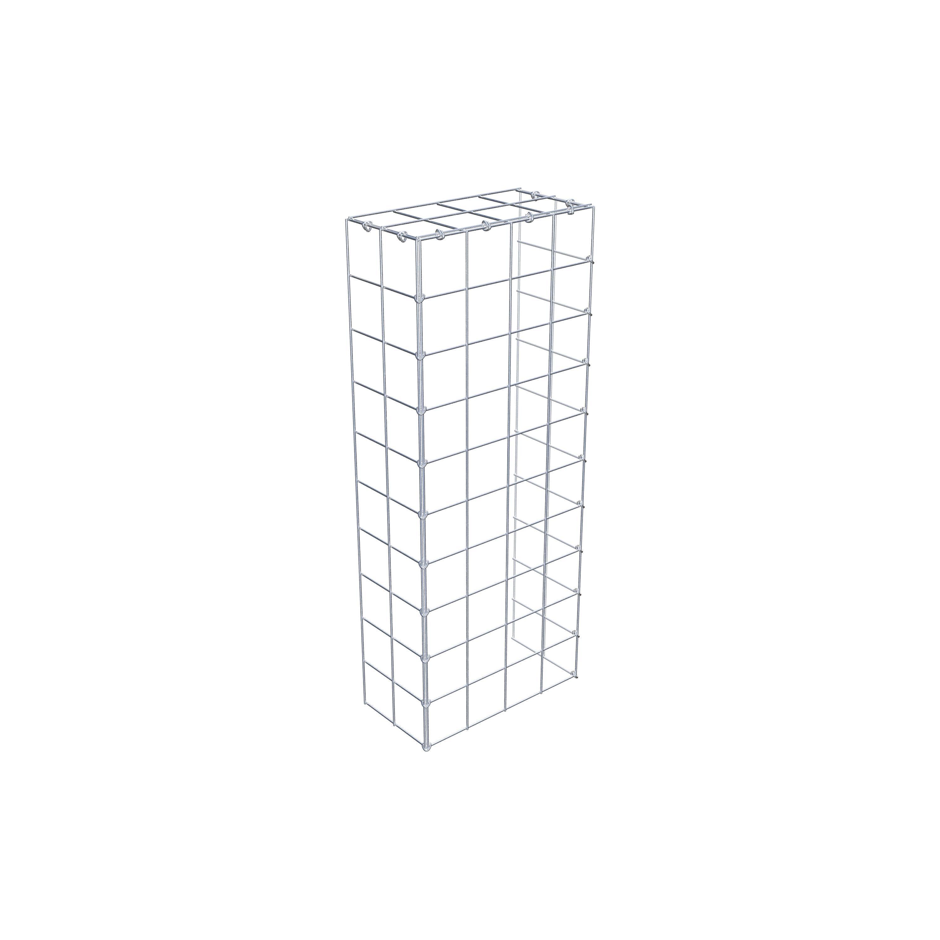 Pila adicional tipo 4 100 cm x 20 cm x 40 cm (L x A x P), malla 10 cm x 10 cm, anillo en C