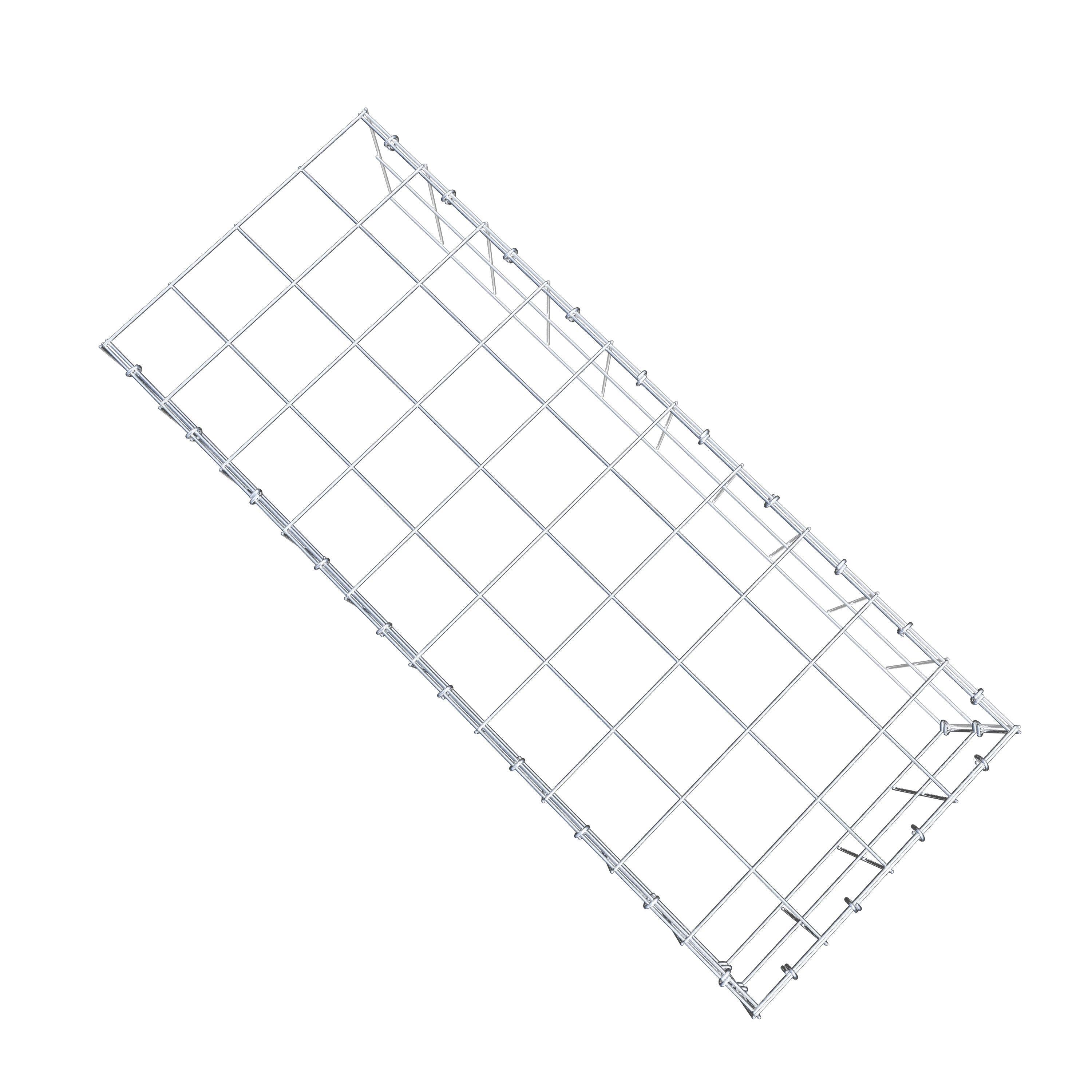 Pila adicional tipo 4 100 cm x 20 cm x 40 cm (L x A x P), malla 10 cm x 10 cm, anillo en C