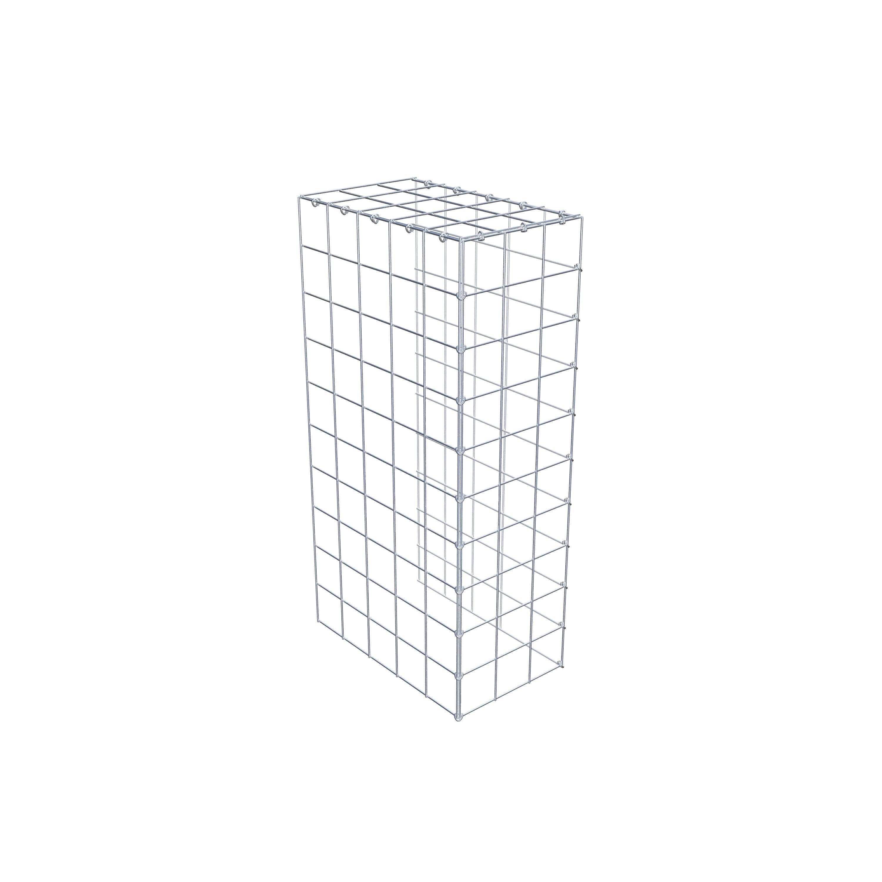 Gabião Tipo 4 100 cm x 50 cm x 30 cm (C x A x P), malhagem 10 cm x 10 cm, anel C