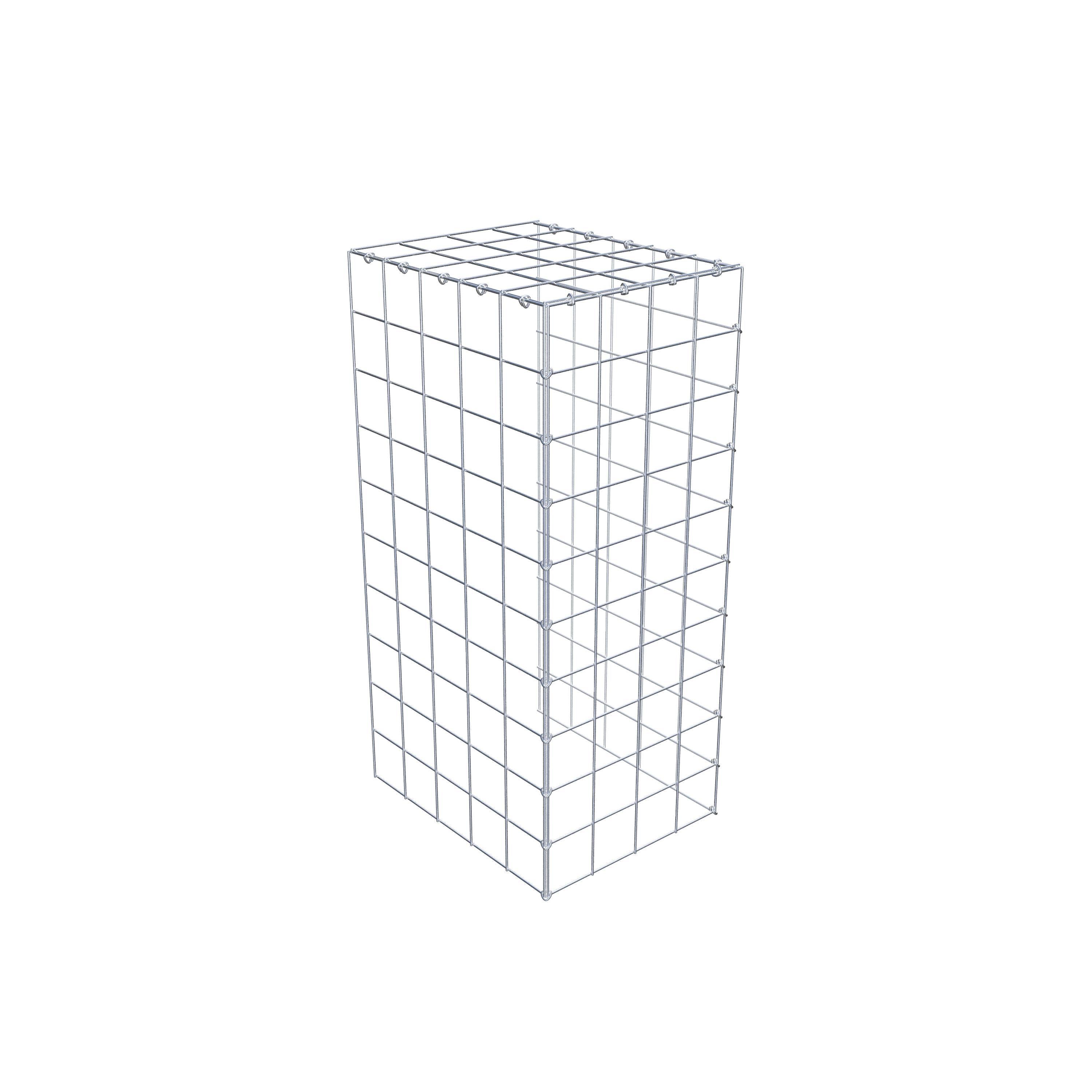 Anbaugabione Typ 4 100 cm x 50 cm x 40 cm (L x H x T), Maschenweite 10 cm x 10 cm, C-Ring