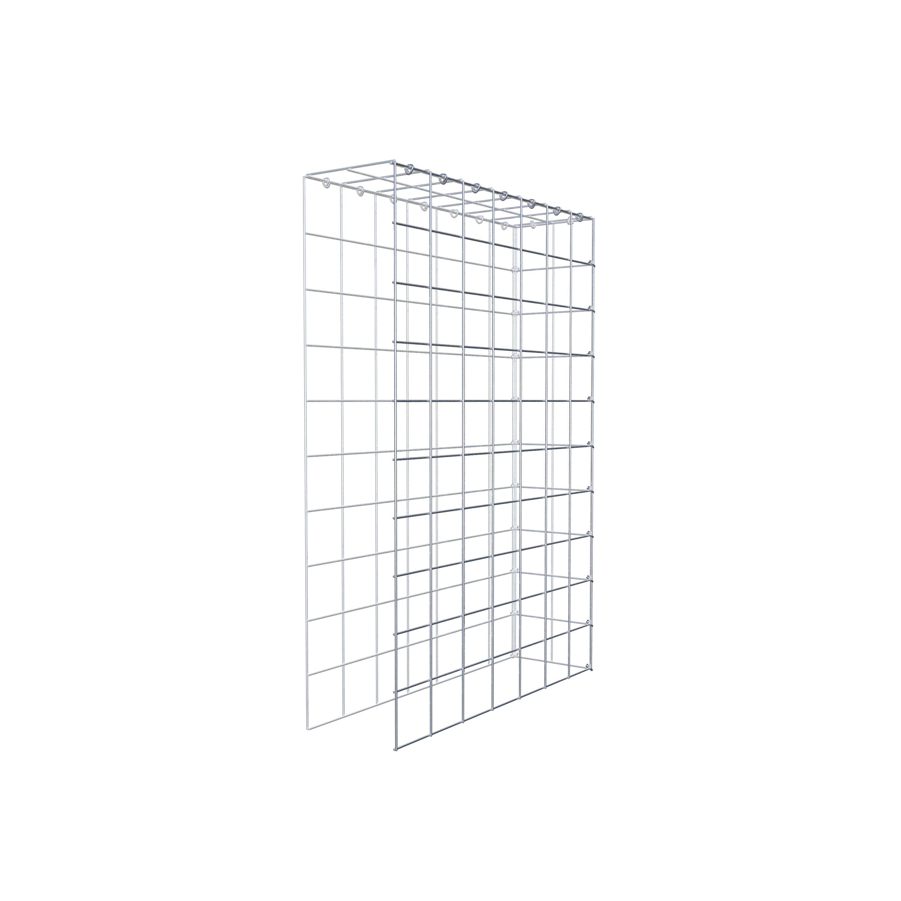 Pilote adicional tipo 4 100 cm x 70 cm x 20 cm (L x A x P), malla 10 cm x 10 cm, anillo en C