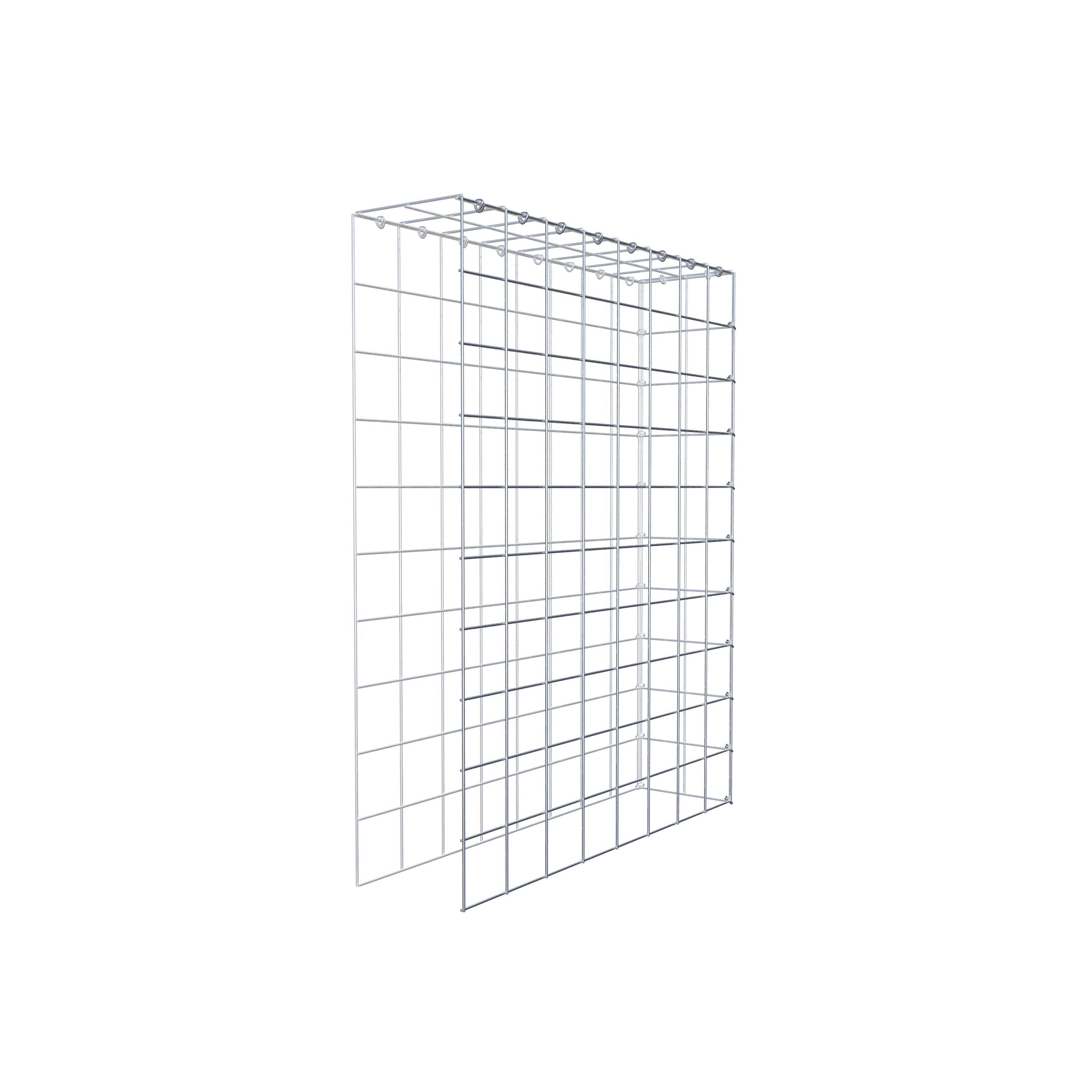 Gabião Tipo 4 100 cm x 80 cm x 20 cm (C x A x P), malhagem 10 cm x 10 cm, anel C