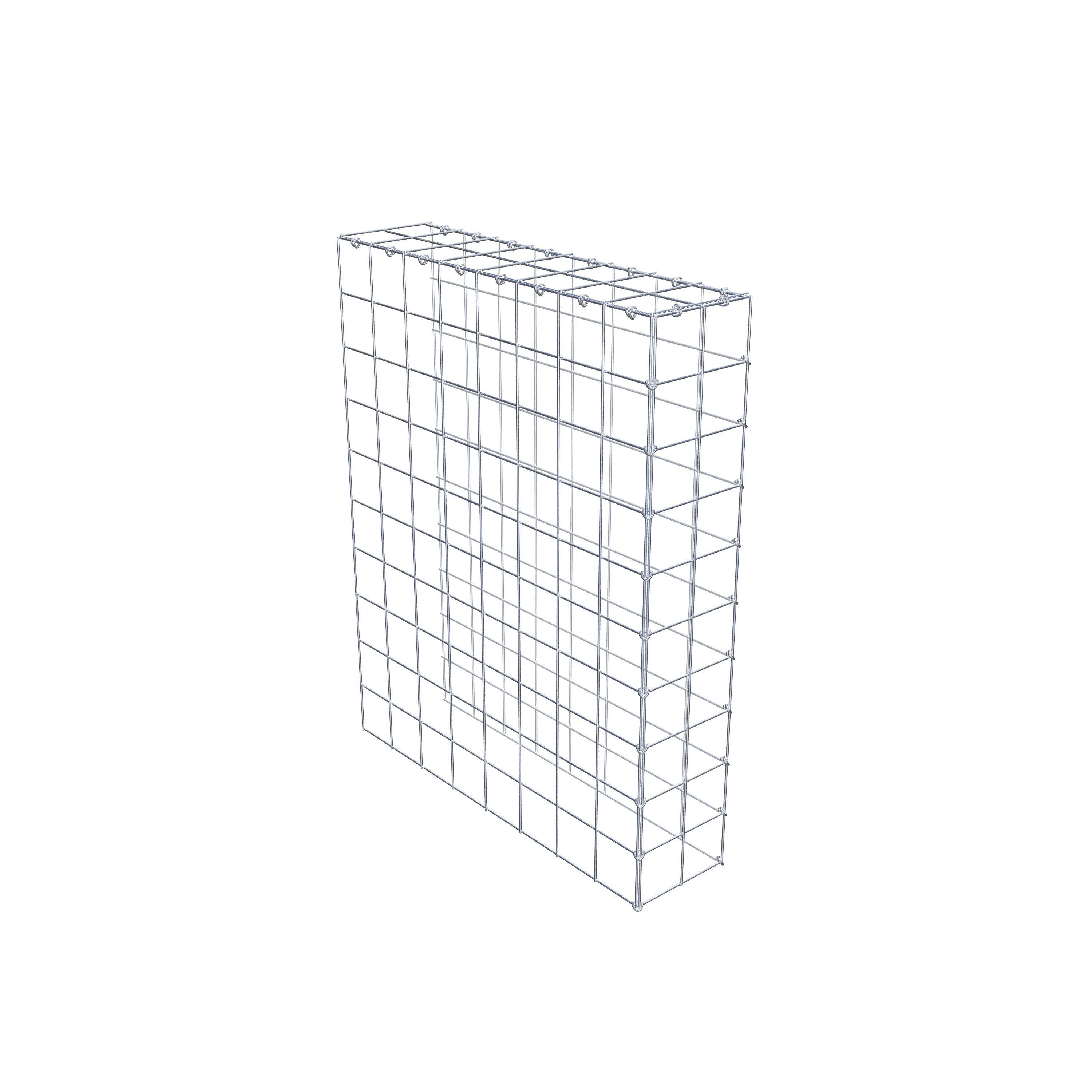 Gabião Tipo 4 100 cm x 80 cm x 20 cm (C x A x P), malhagem 10 cm x 10 cm, anel C
