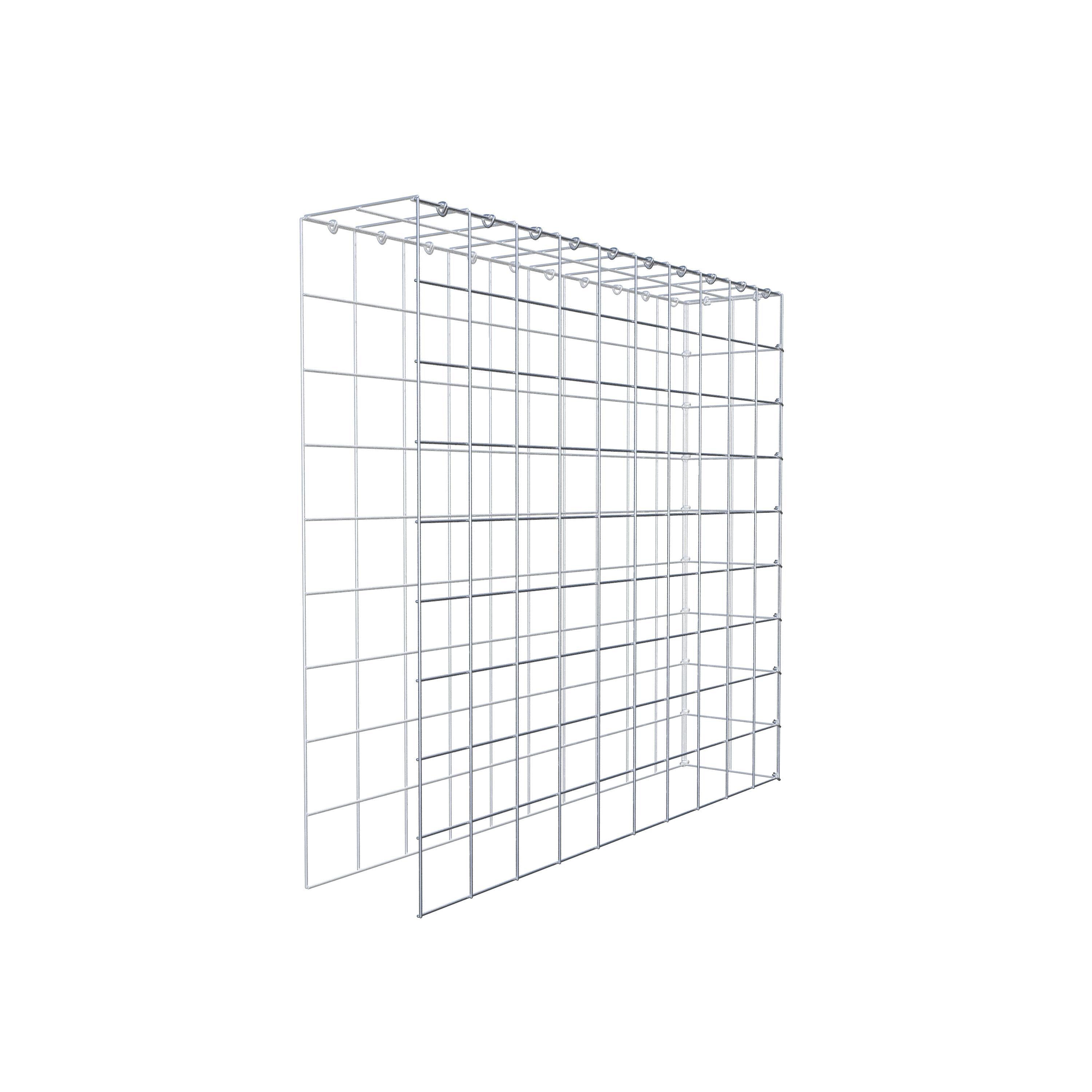 Fourche rapportée type 4 100 cm x 90 cm x 20 cm (L x H x P), mailles 10 cm x 10 cm, anneau C