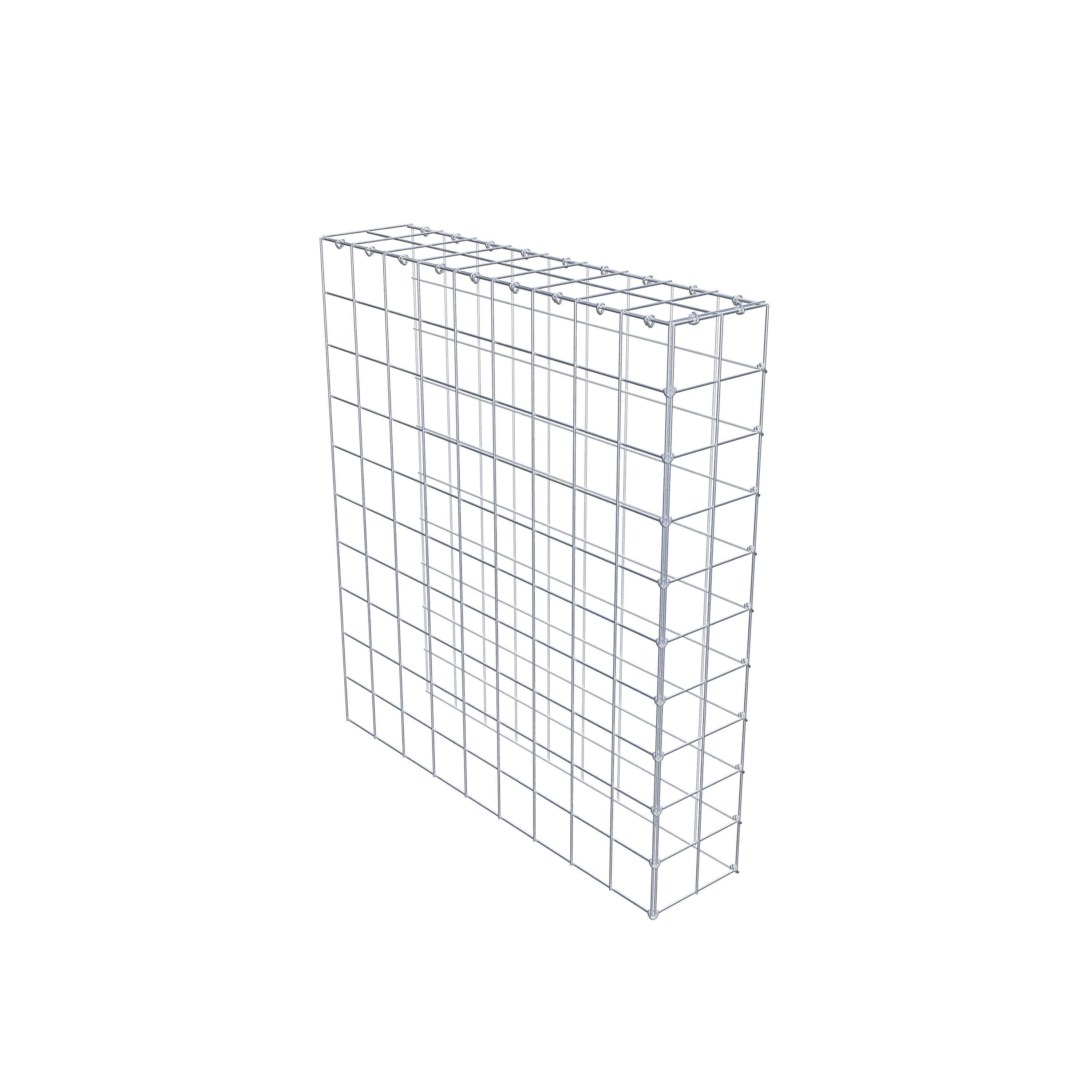 Fourche rapportée type 4 100 cm x 90 cm x 20 cm (L x H x P), mailles 10 cm x 10 cm, anneau C