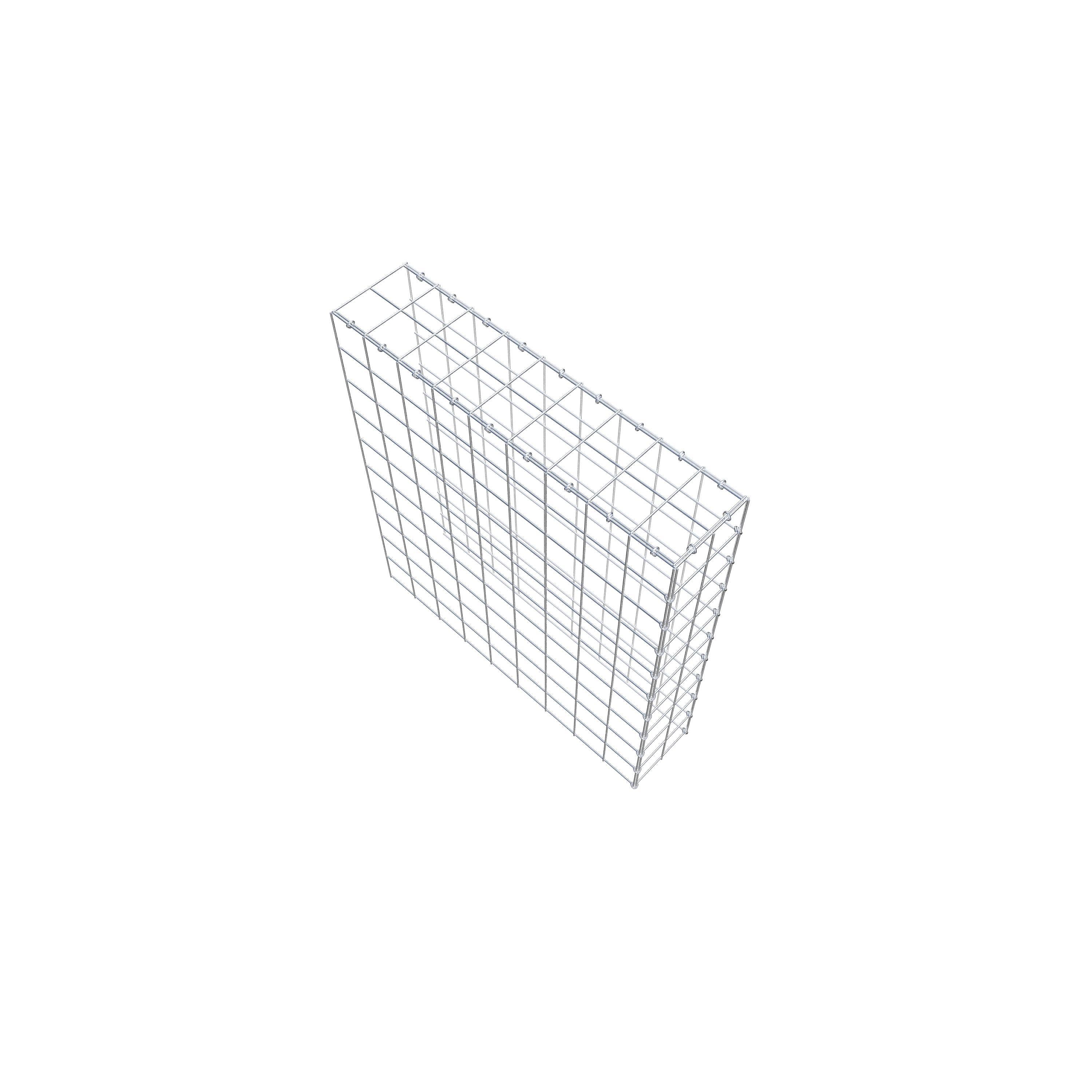 Fourche rapportée type 4 100 cm x 90 cm x 20 cm (L x H x P), mailles 10 cm x 10 cm, anneau C