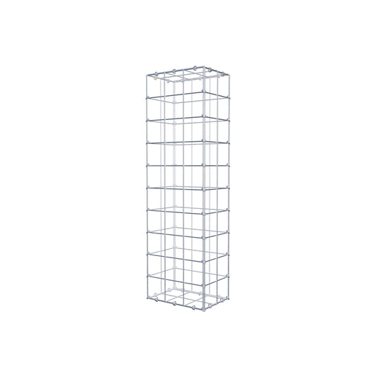 Gabion 100 cm x 20 cm x 30 cm (L x H x D), maskstorlek 10 cm x 10 cm, C-ring