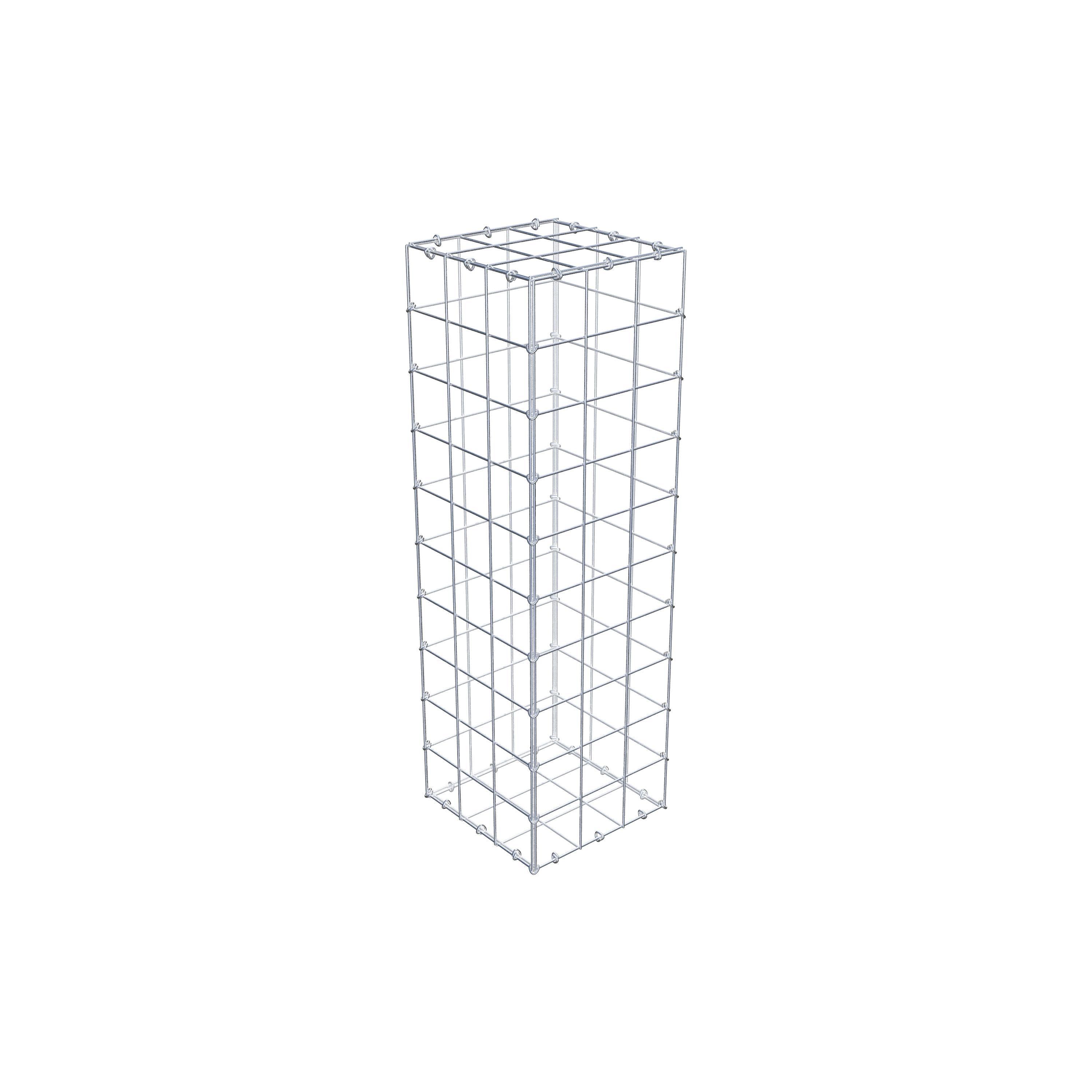 Gabione 100 cm x 30 cm x 30 cm (L x H x T), Maschenweite 10 cm x 10 cm, C-Ring