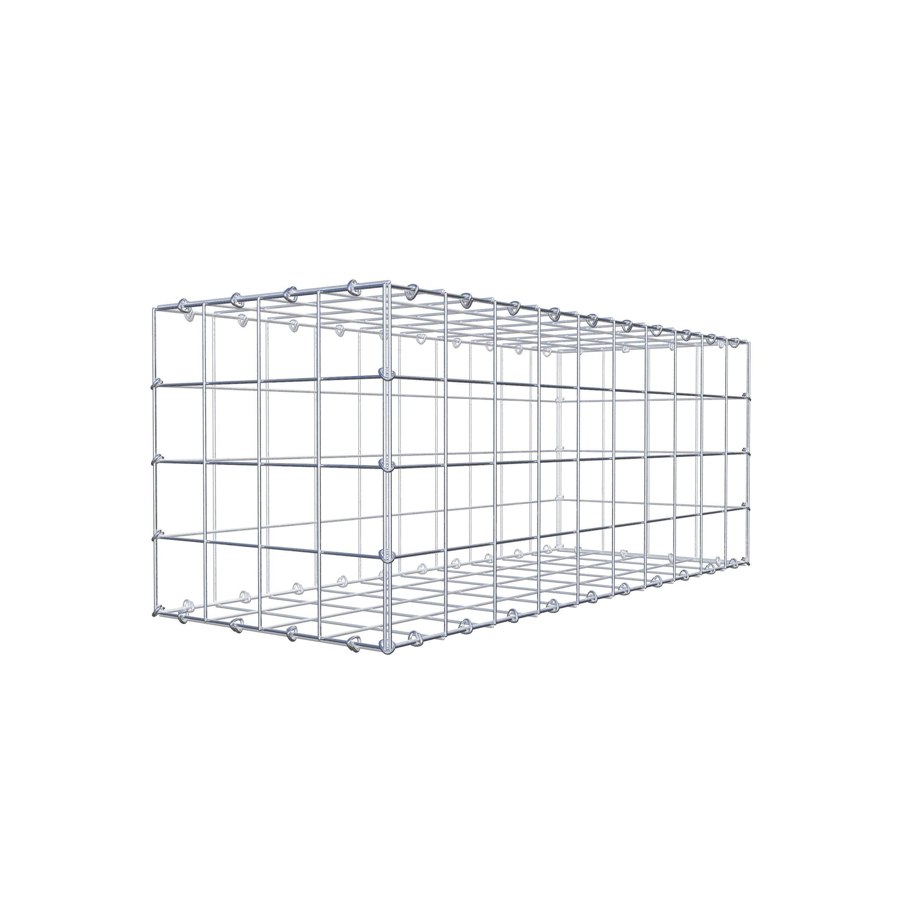 Gabião 100 cm x 40 cm x 40 cm (C x A x P), malhagem 10 cm x 10 cm, anel C